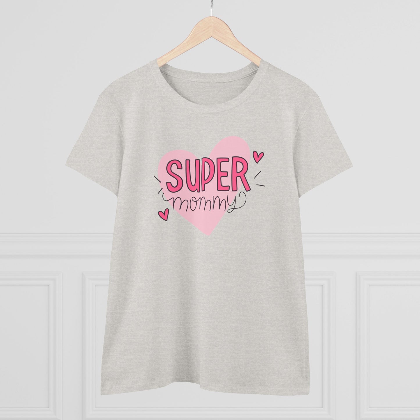 Super Mommy T-Shirt, Gift for Mom, Cute Summer Top, Mother's Day Gift, Family Gatherings, Casual Wear, Mom's Birthday, Supermom