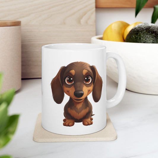 Dachshund Coffee Mug, Wiener Dog Mug, Doxie Mug, Dog Lover Mug, Pet Parent Gift 11oz or 15oz, Dog Lover Gift