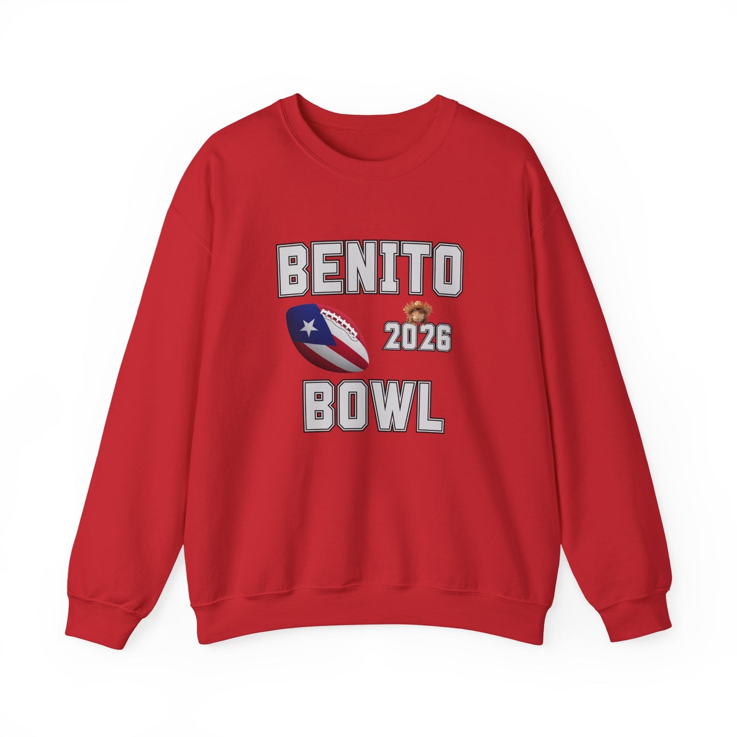 Benito Bowl Halftime 2026 Sweatshirt, Benito Bowl Shirt, Football Fan Gift, Puerto Rico Heritage Sweatshirt, Boriqua Pride Gift