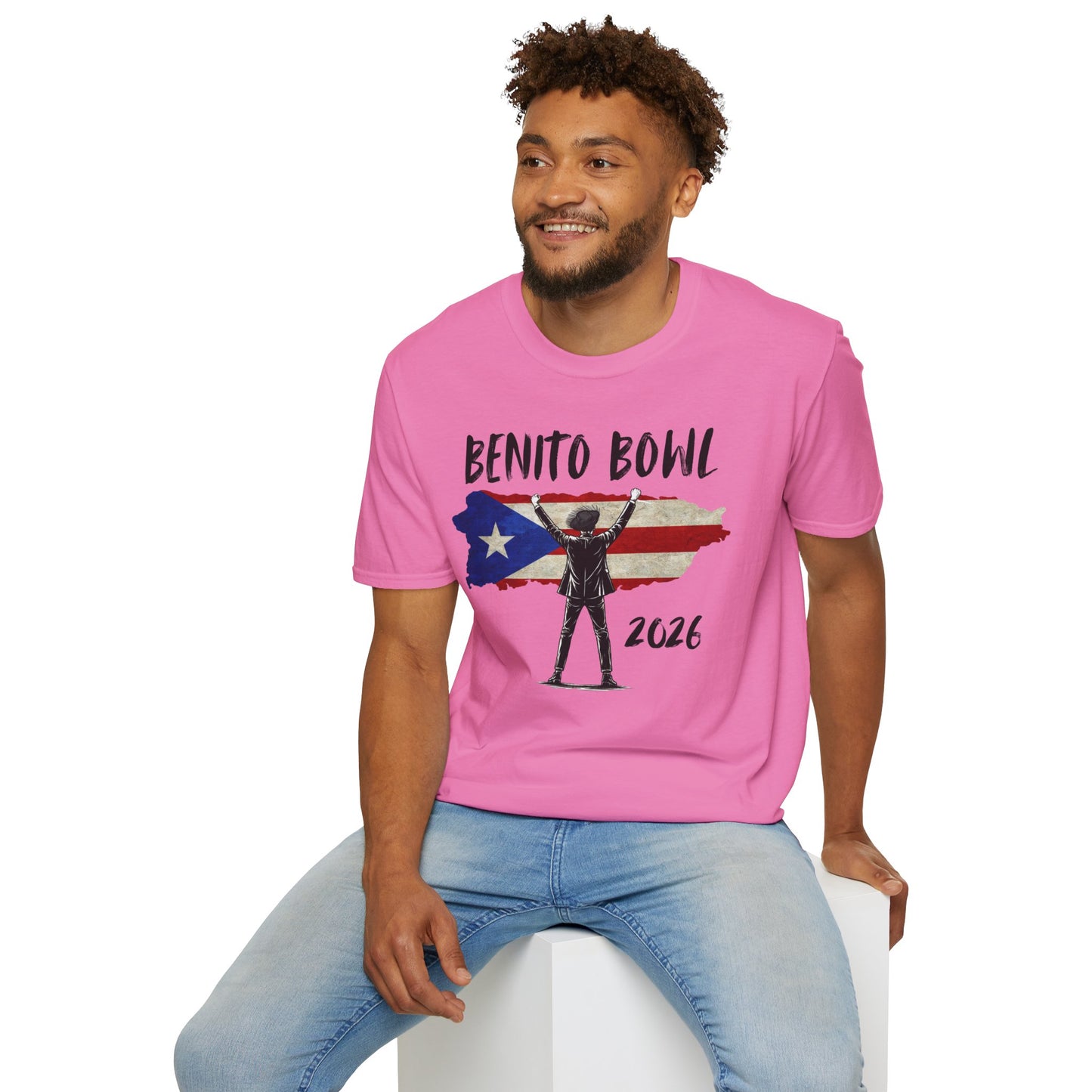 Benito Bowl 2026 PR Flag, Benito Bowl T-Shirt, Football Fan Gift, Puerto Rico Boricua Heritage Culture Pride Tee