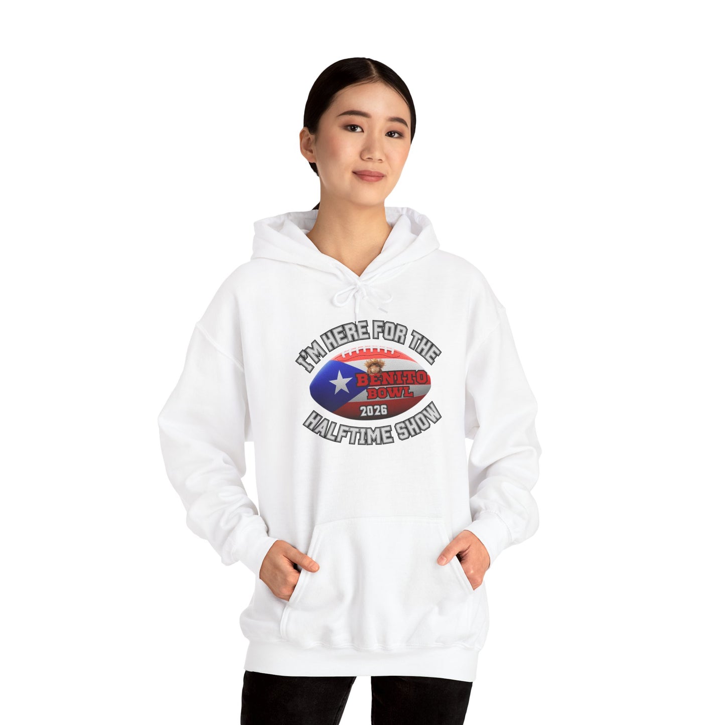 Benito Bowl Halftime Shirt 2026 Hoodie, Benito Bowl Hooded Sweatshirt, Football Fan Gift, Puerto Rico Heritage Hoodie, Boriqua Pride Gift