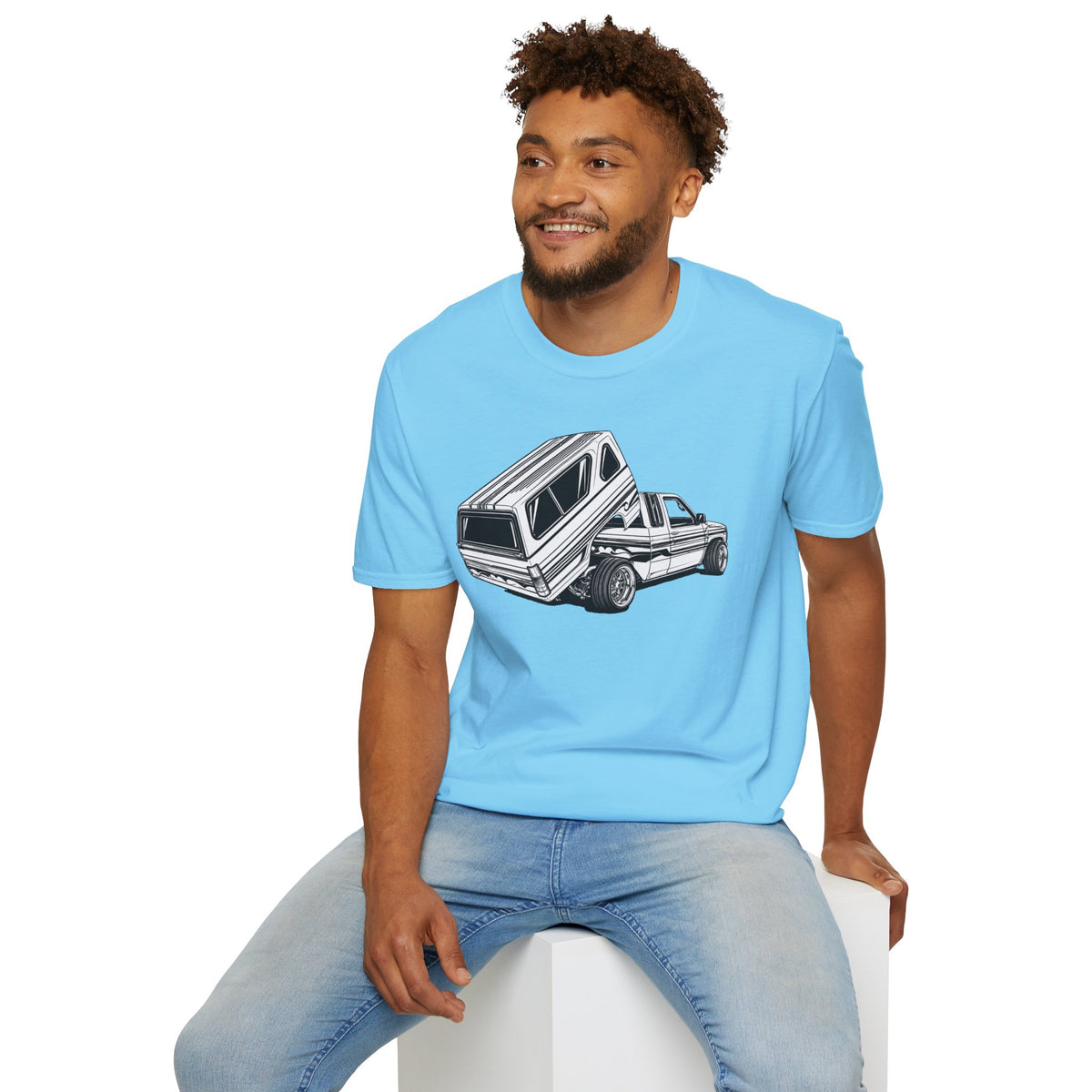 Mini Truck Lowrider Shirt, Lowrider Bed Dancer Truck T-Shirt, Custom Lowered Truck Tee, Car Enthusiast Gift