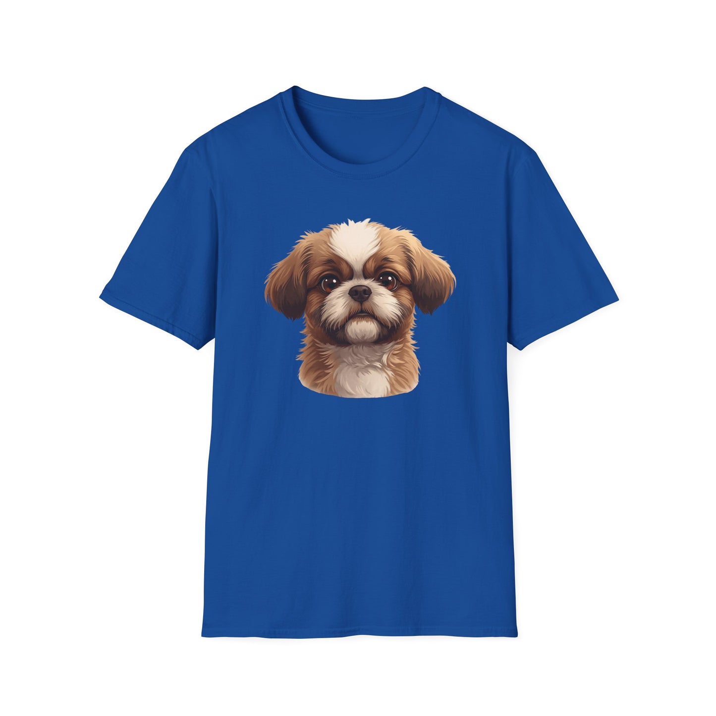 Shih Tzu Dog Portrait Shirt – Shih Tzu Shepherd Dog Lover Gift, Cute Dog Mom Tee, Dog Dad Shirt, Pet Breed Apparel