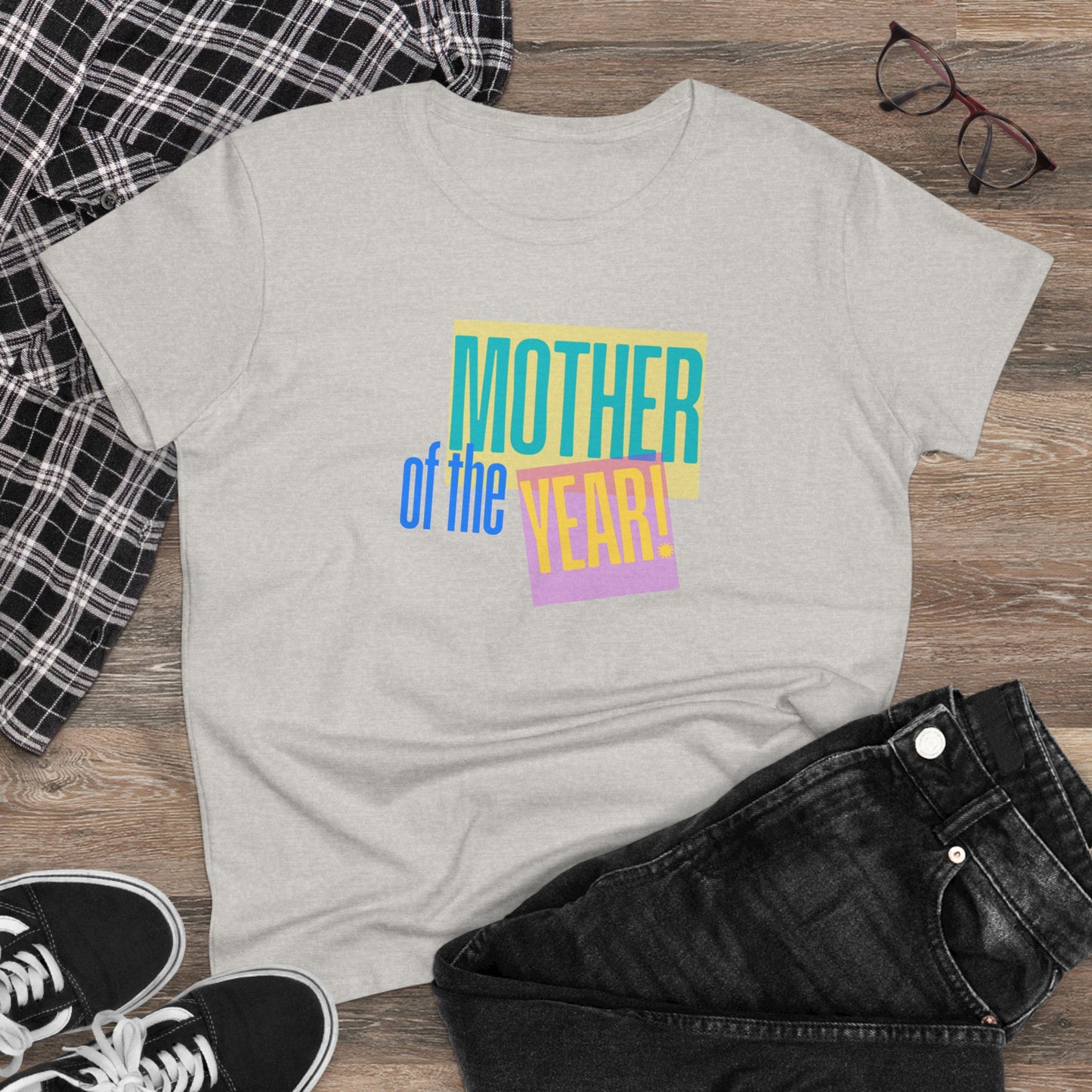 Mother of the Year! T-Shirt, Gift for Mom, Cute Summer Top, Mother's Day Gift, Family Gatherings, Casual Wear, Mom's Birthday