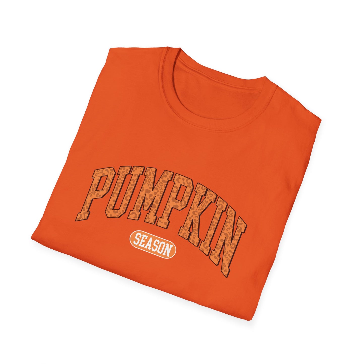 Pumpkin Season Fall T-Shirt - Cute Women's Autumn Tee, Thanksgiving Shirt, Pumpkin Thanksgiving Tee, Cozy Fall Tee for Her, Friendsgiving