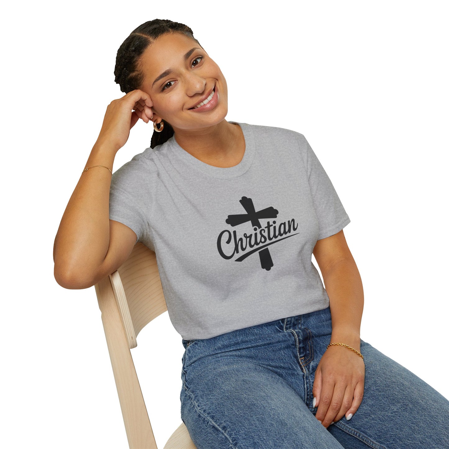 Christian Cross T-Shirt – Faith-Based Religious Tee for Men & Women, Inspirational Christian Apparel