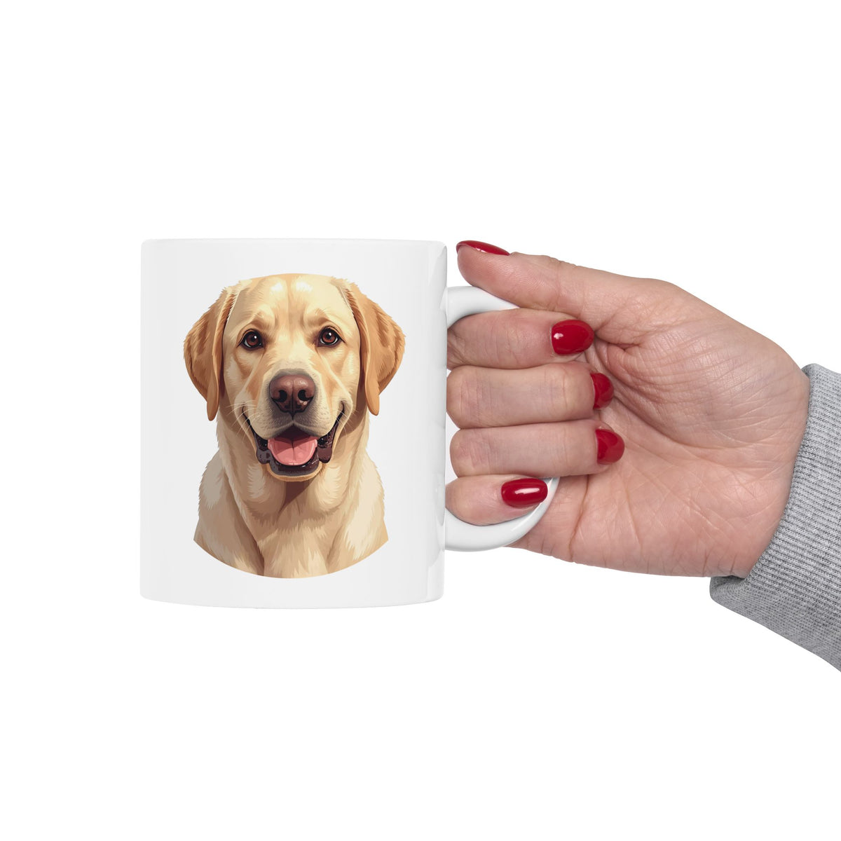 Yellow Lab Mug, Labrador Retriever Coffee Mug, Dog Lover Mug, Pet Parent Gift, Lab Mom Dad Cup 11oz or 15oz, Dog Lover Gift