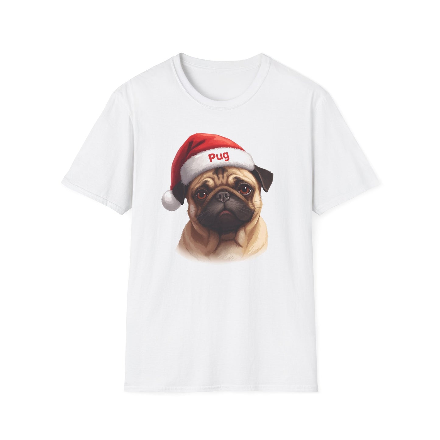 Pug Dog Portrait Shirt – Pug Dog Lover Gift, Cute Dog Mom Tee, Dog Dad Shirt, Pet Breed Apparel