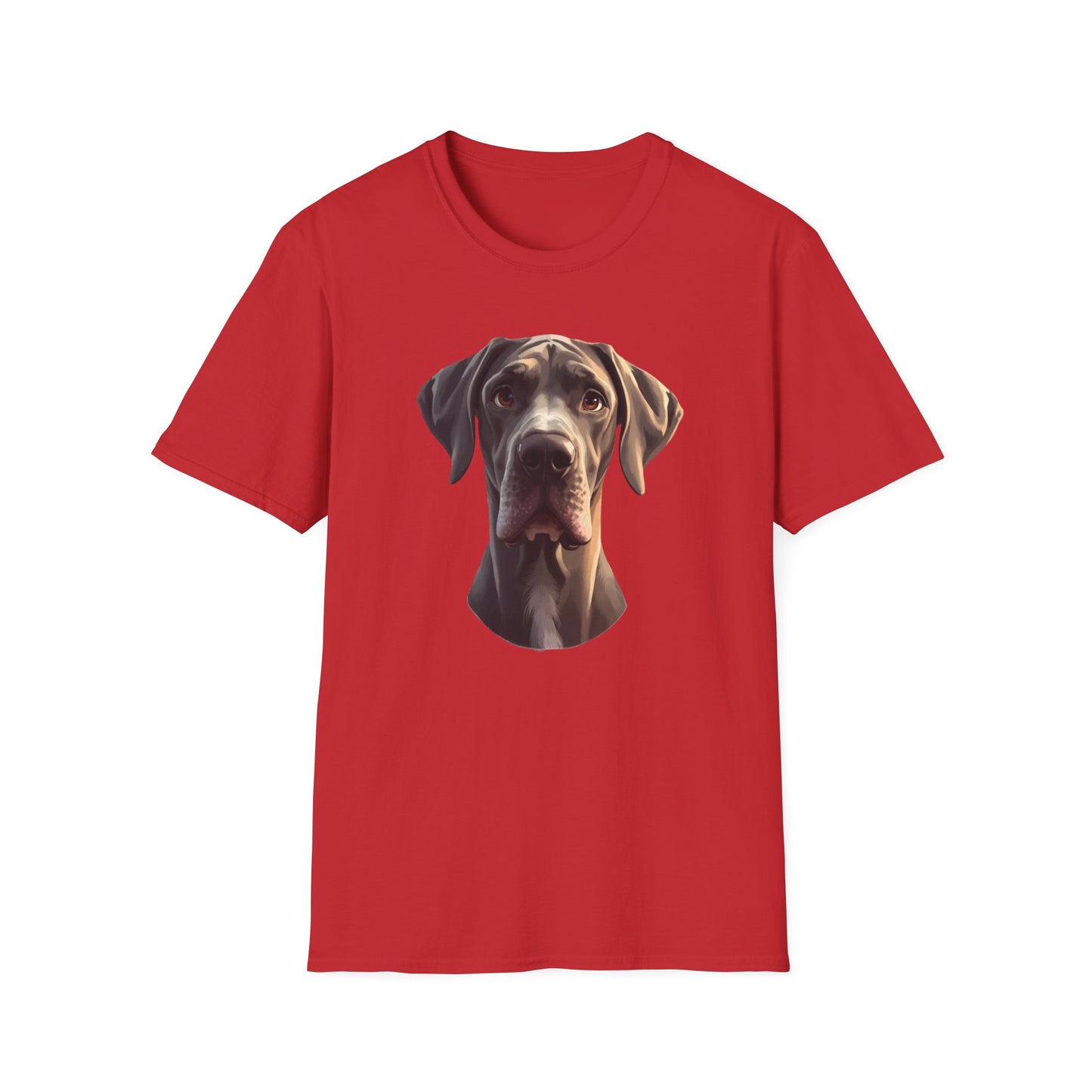 Great Dane Dog Portrait Shirt – Great Dane Dog Lover Gift, Cute Dog Mom Tee, Dog Dad Shirt, Pet Breed Apparel