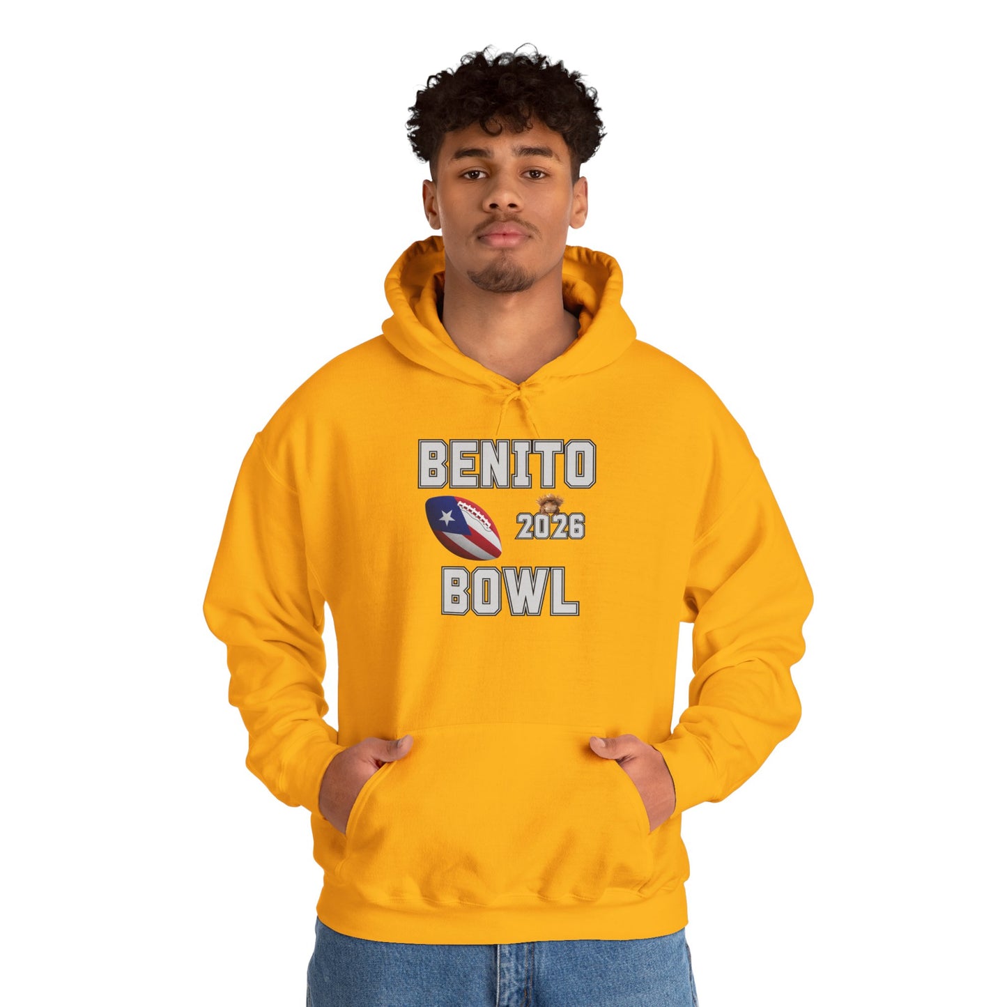 Benito Bowl Halftime Shirt 2026 Hoodie, Benito Bowl Hooded Sweatshirt, Football Fan Gift, Puerto Rico Heritage Hoodie, Boriqua Pride Gift