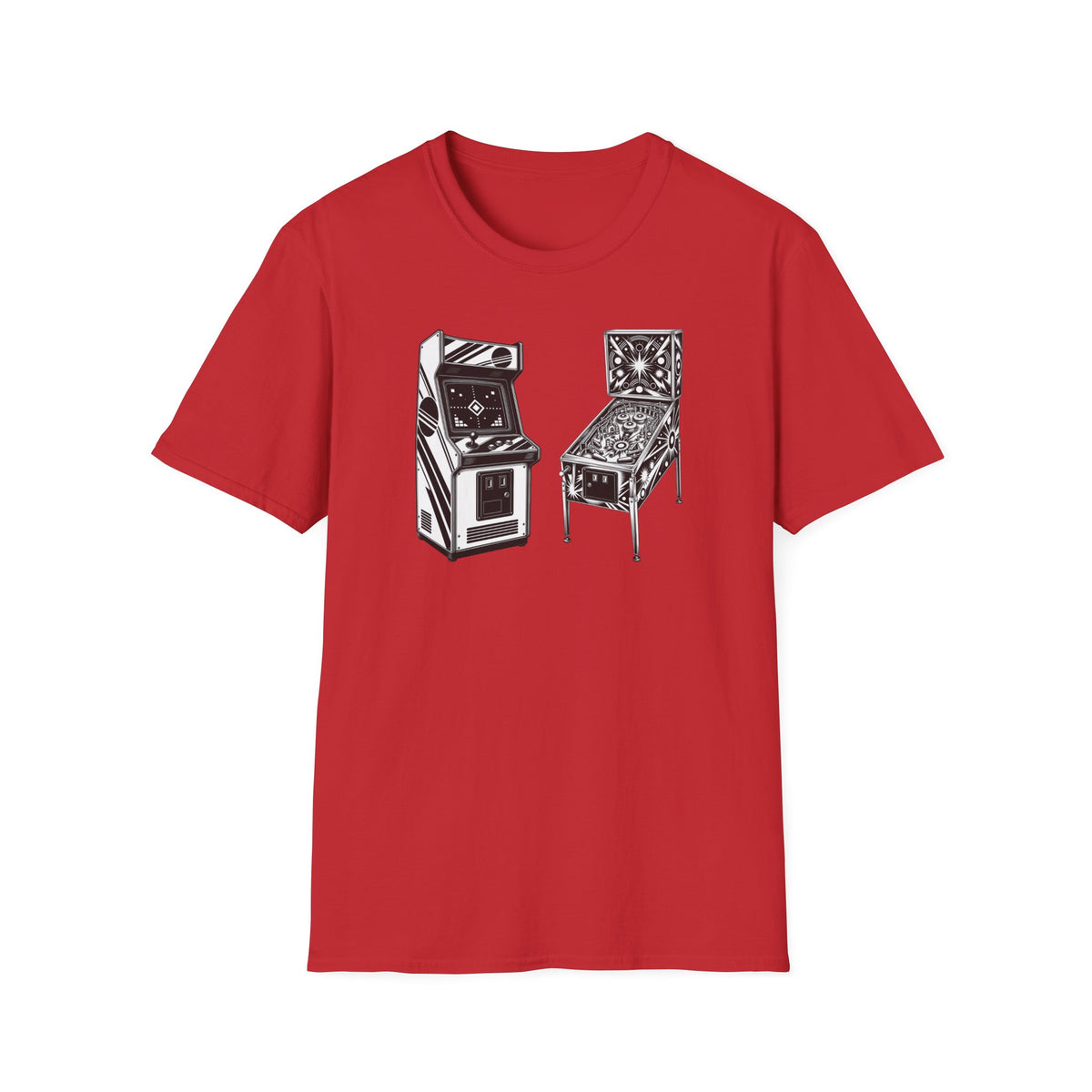 Arcade Game Shirt, Retro Pinball T-Shirt, Vintage Gaming Tee, Game Room Gift, Old School Gamer Shirt