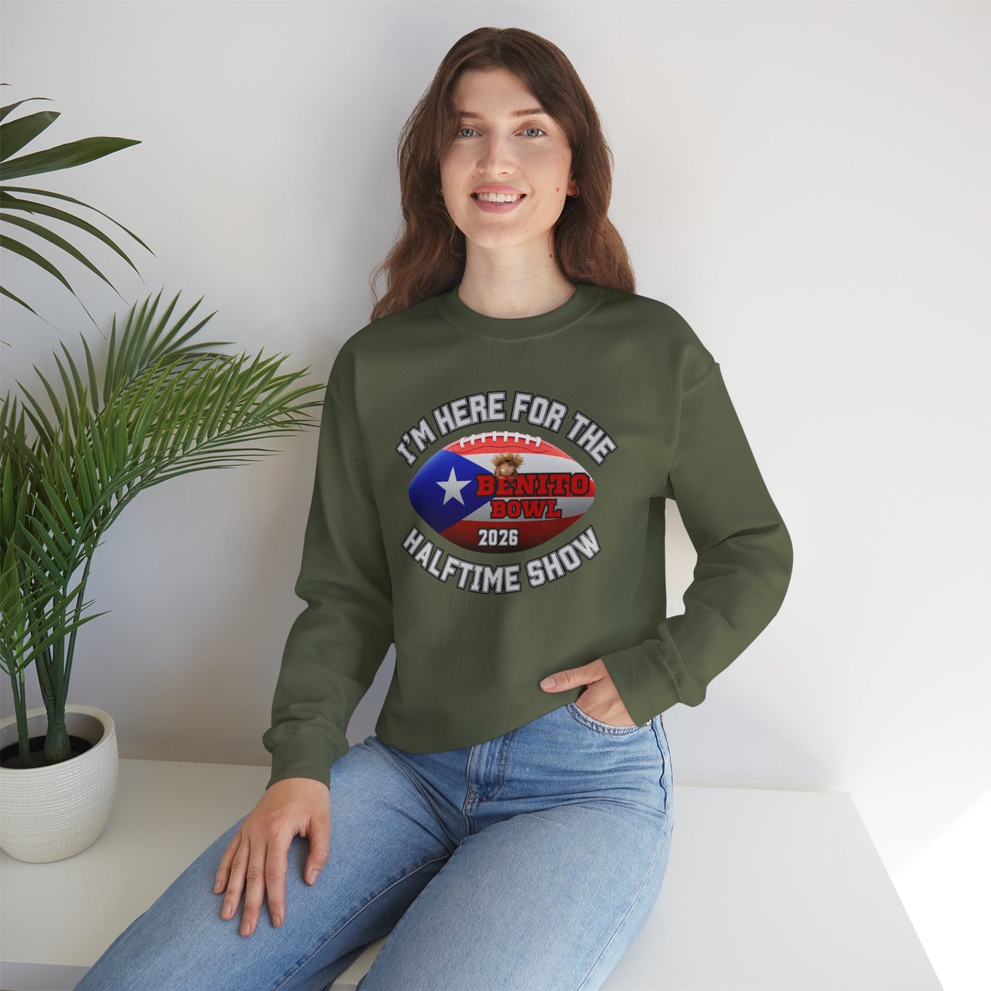Benito Bowl Halftime 2026 Sweatshirt, Benito Bowl Shirt, Football Fan Gift, Puerto Rico Heritage Sweatshirt, Boriqua Pride Gift