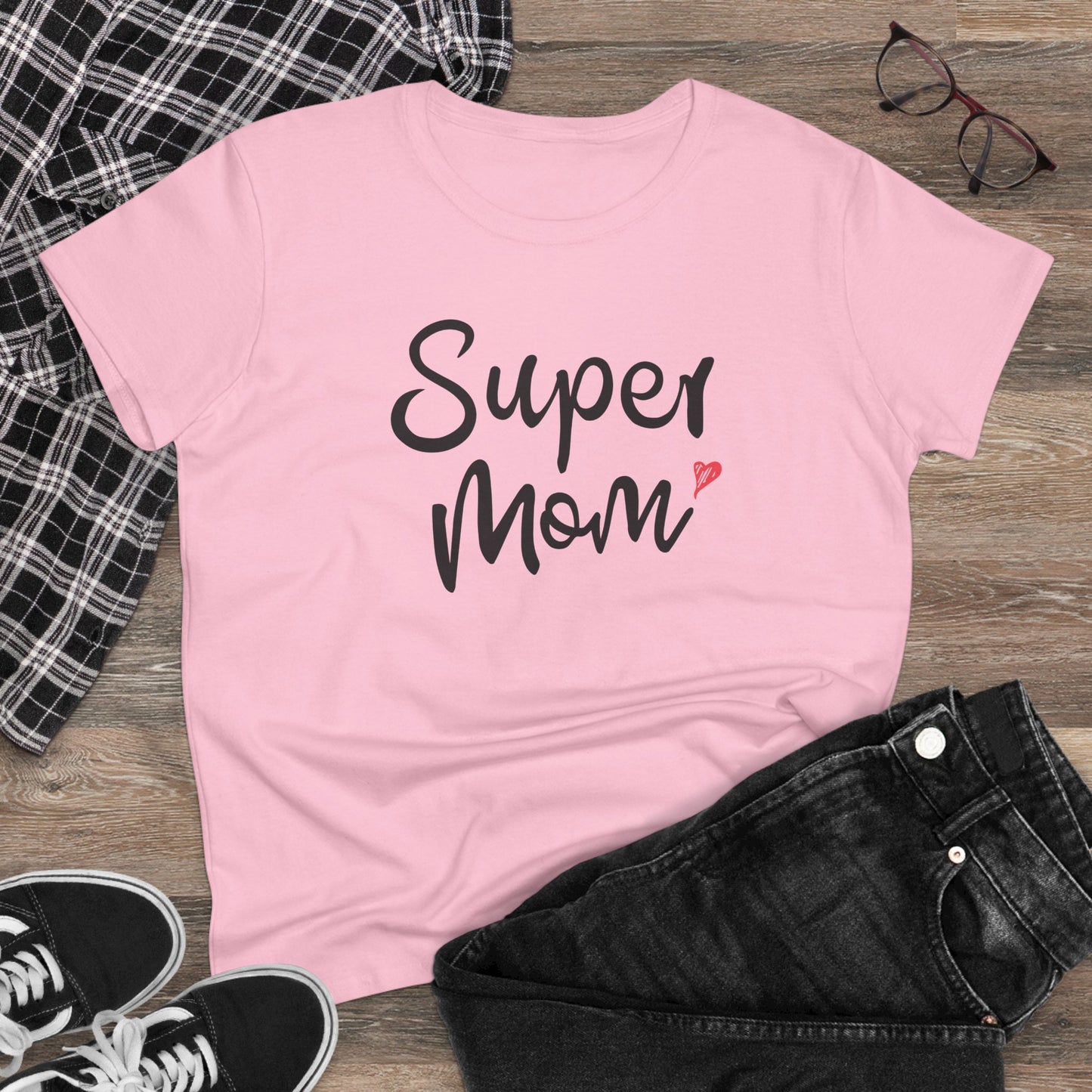 Supermom T-Shirt, Gift for Mom, Cute Summer Top, Mother's Day Gift, Family Gatherings, Casual Wear, Mom's Birthday, Supermom
