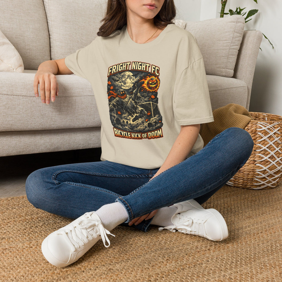 Halloween Soccer Shirt, Fright Night FC Tee, Mummy Soccer T-Shirt, Pumpkin Soccer Ball Shirt, Fall Sports Gift