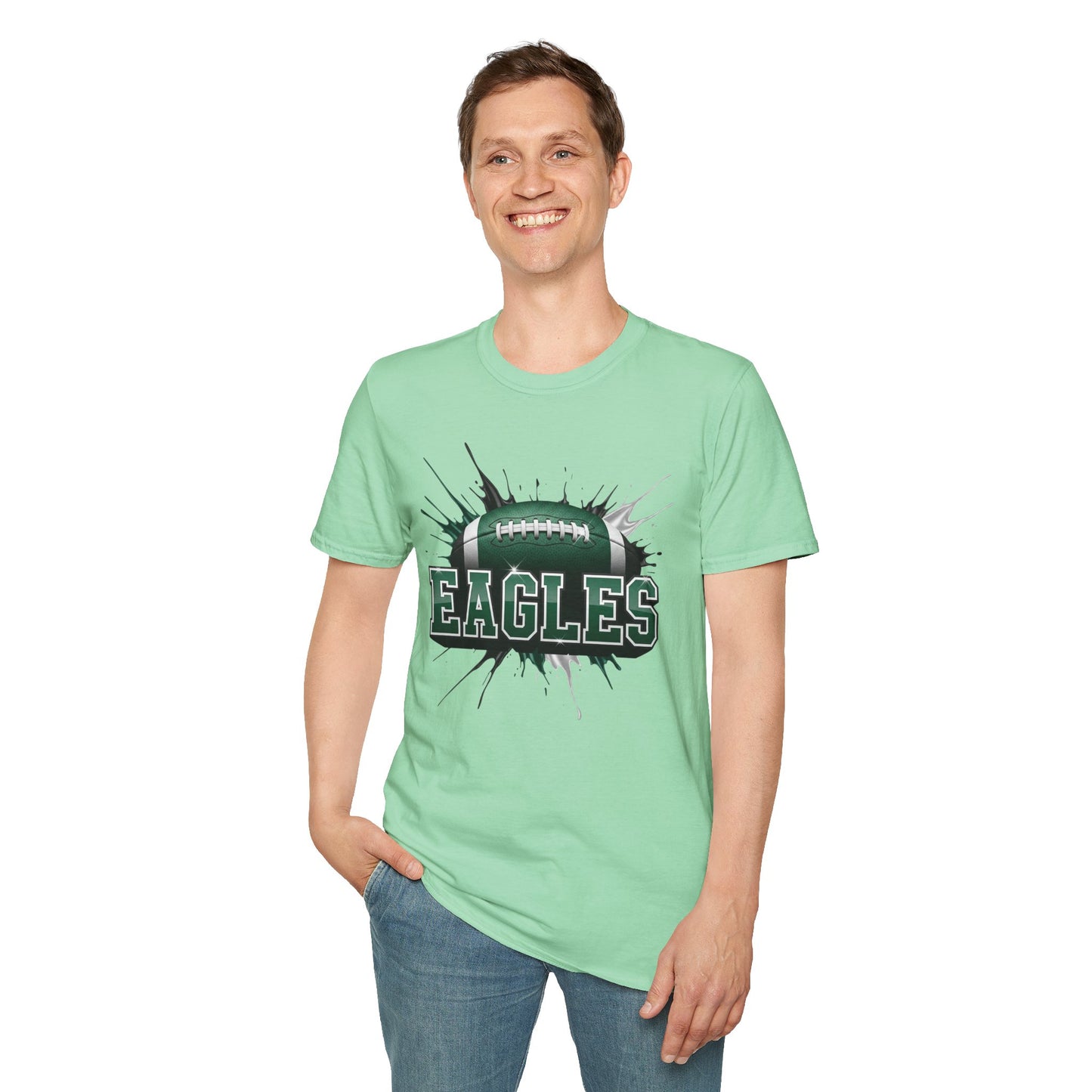 Philadelphia Football Unisex T-Shirt, Philadelphia Team Tee, Football Gift for Philadelphia Fans, Game Day Shirt, Sports Fan Football