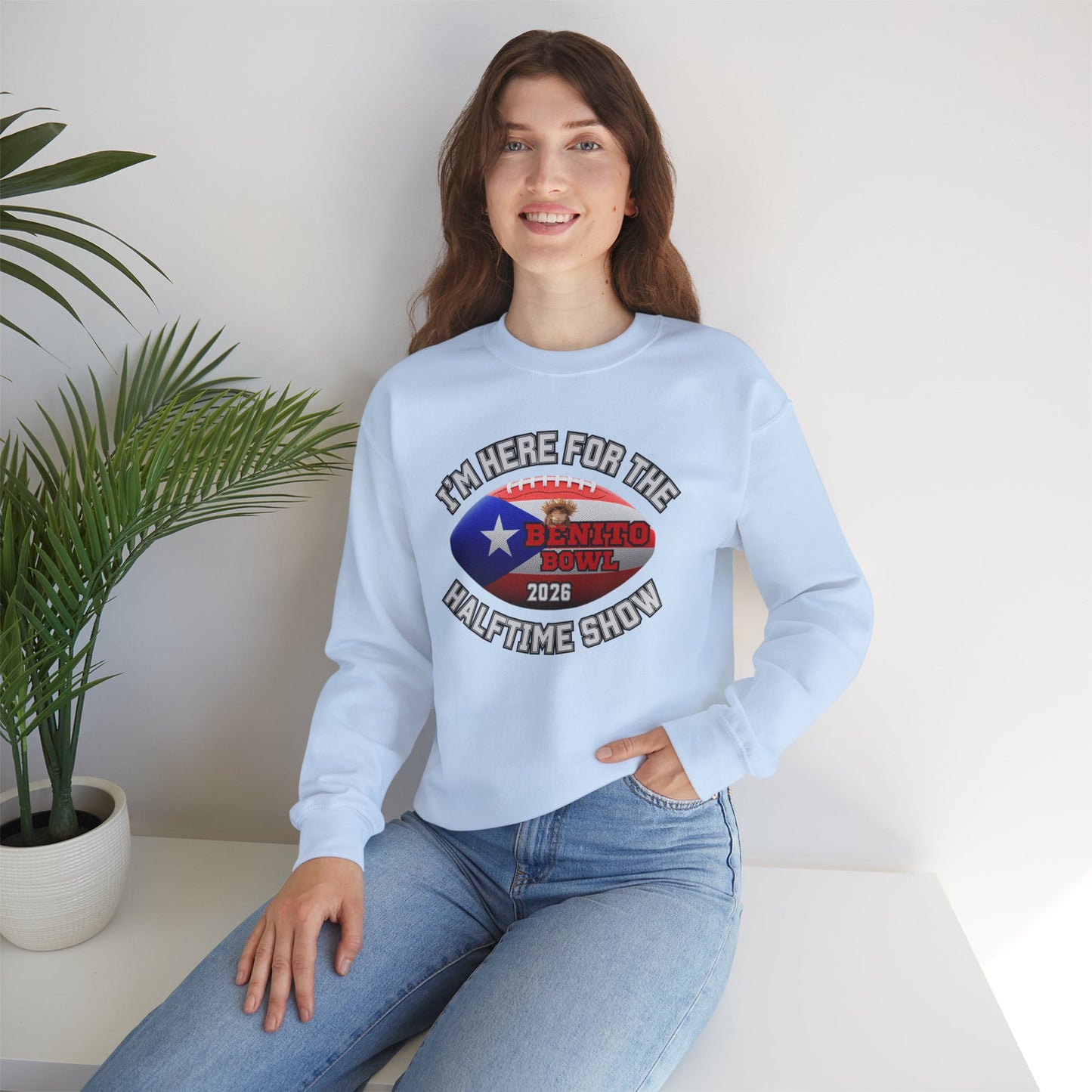 Benito Bowl Halftime 2026 Sweatshirt, Benito Bowl Shirt, Football Fan Gift, Puerto Rico Heritage Sweatshirt, Boriqua Pride Gift