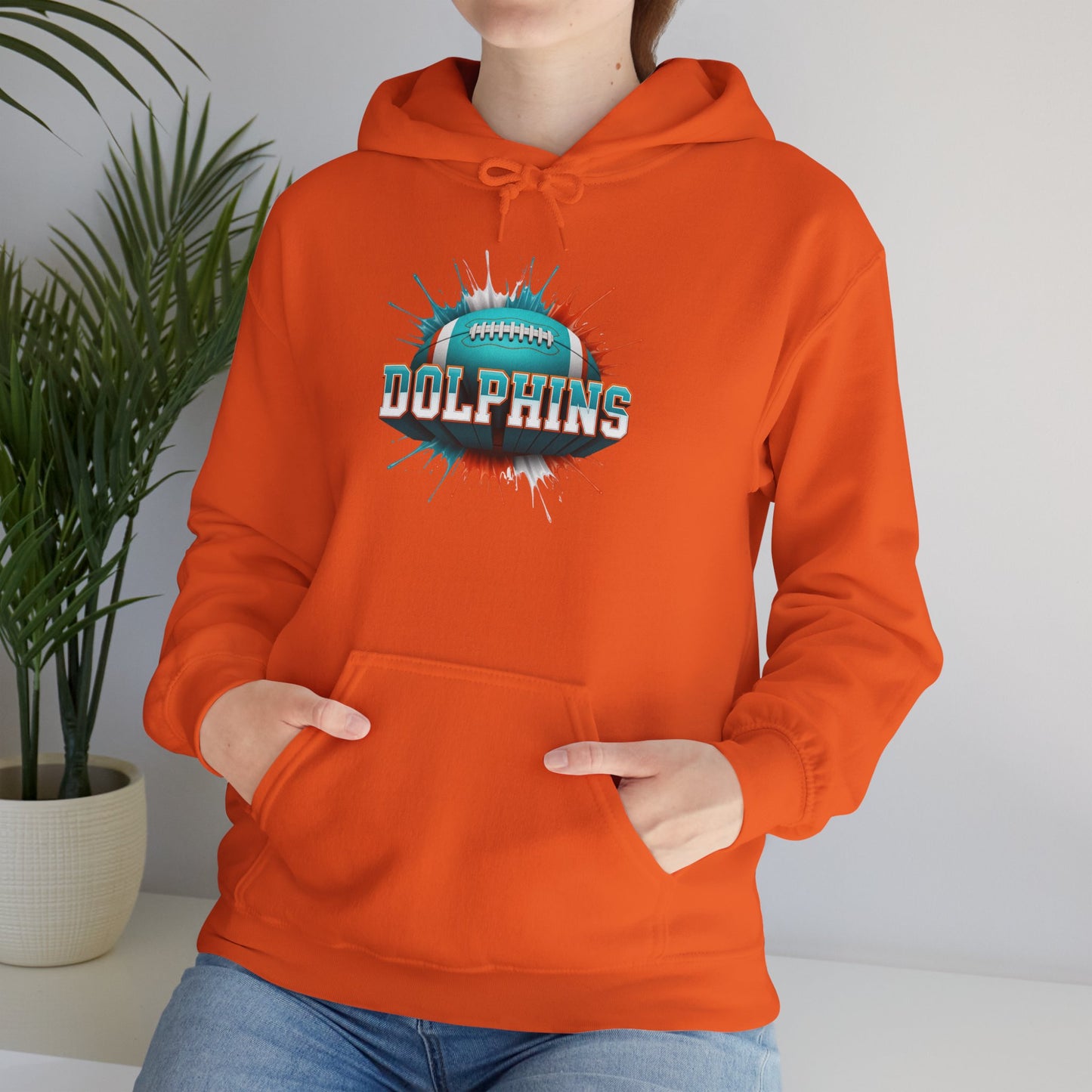 Miami Football Hoodie, Miami Team Hoodie, Football Gift for Miami Fans, Game Day Sports Fan Apparel, Football Fan Gift