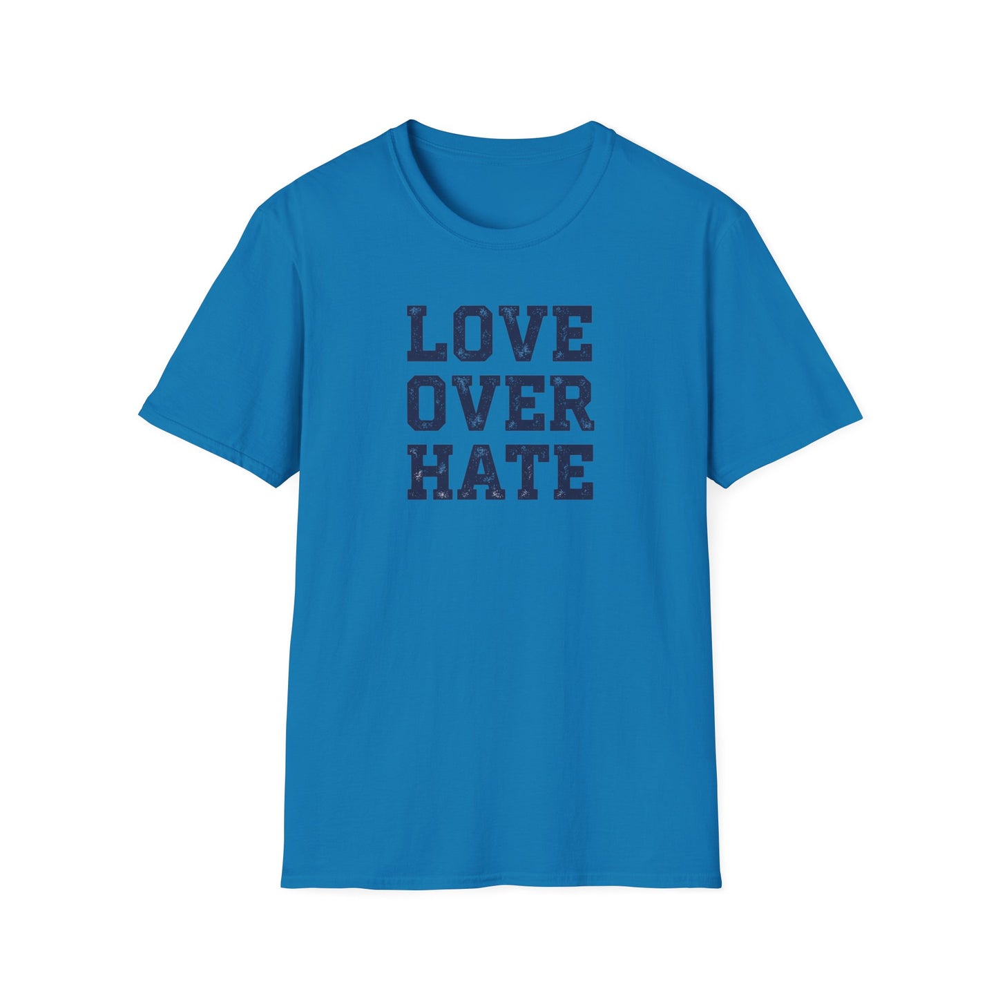 Love Over Hate T-Shirt – Inspirational Christian Shirt, Positive Message Tee, Motivational Faith Apparel