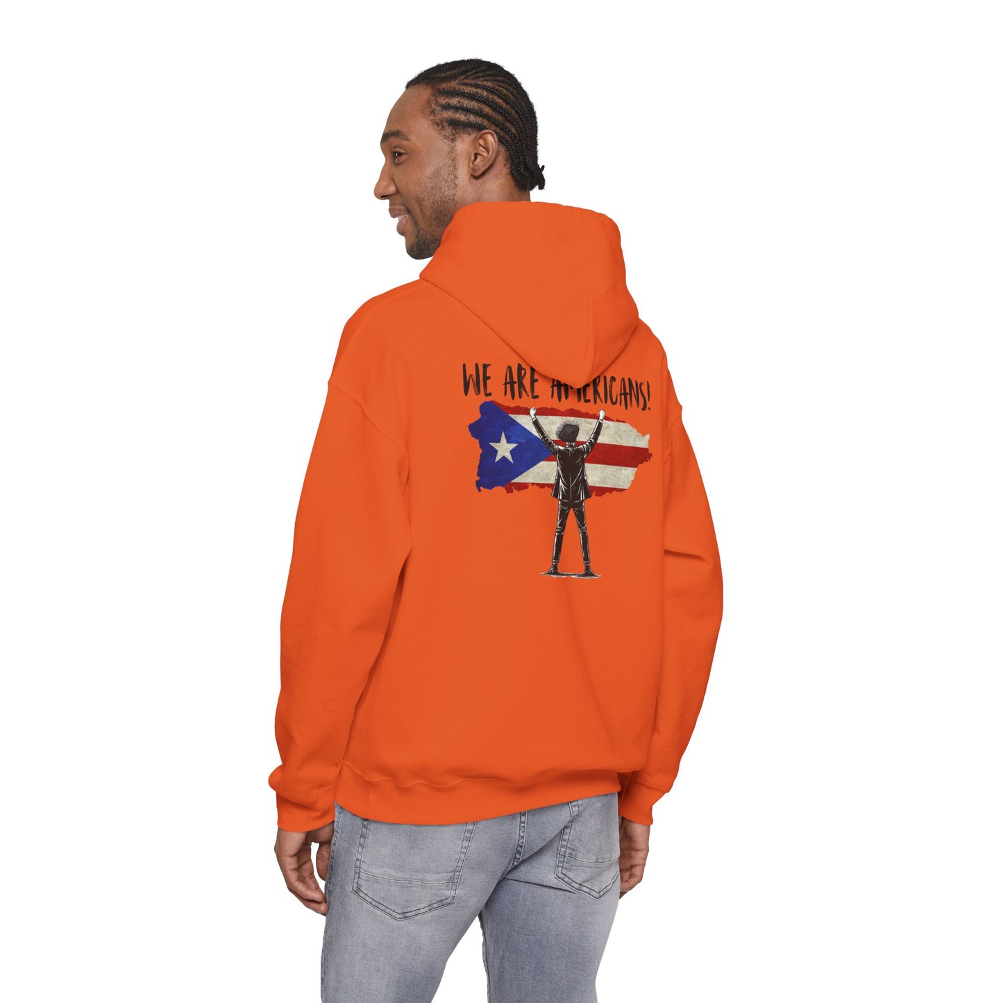 Benito Hoodie We are Americans , Benito Bowl, Football Fan Gift, Puerto Rico Boricua Heritage Culture Pride Hoodie