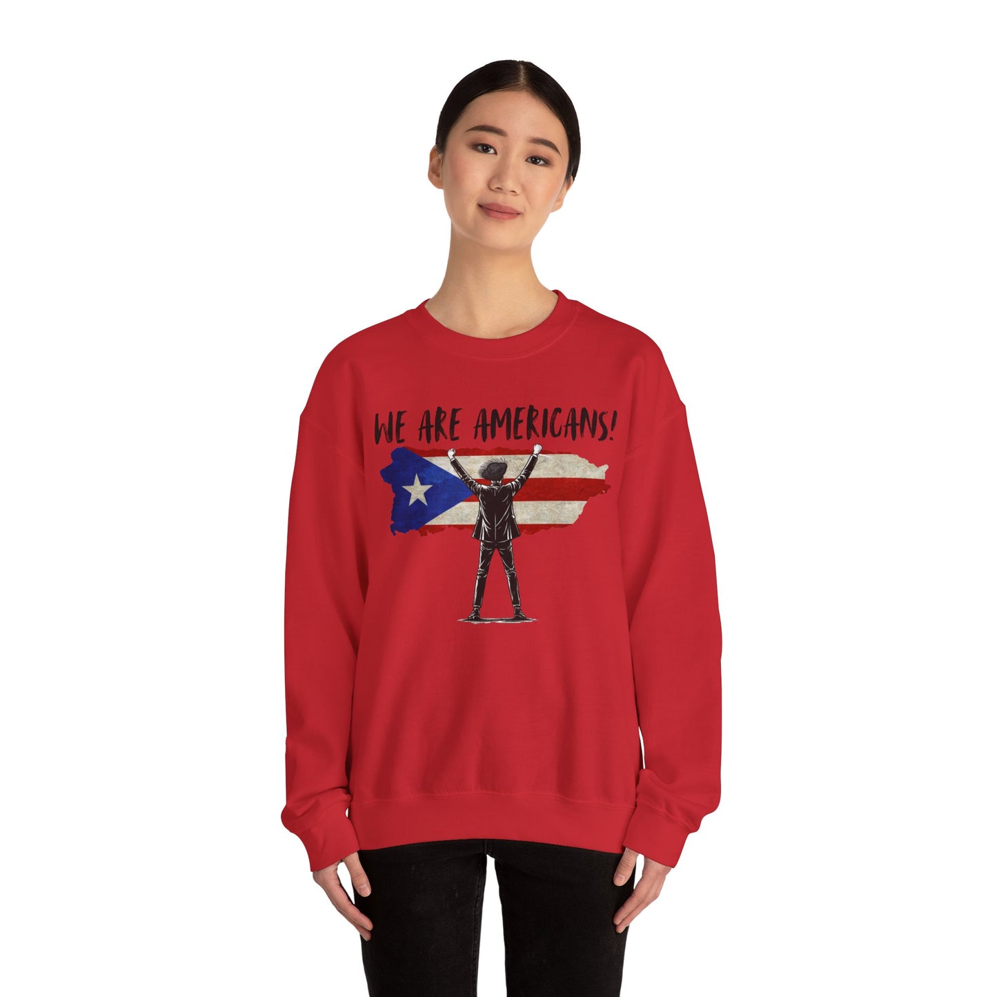 Benito We are Americans Sweatshirt, Benito Bowl, Football Fan Gift, Puerto Rico Boricua Heritage Culture Pride sweatshirt