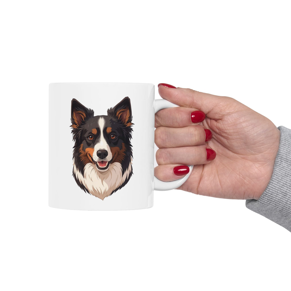 Border Collie Coffee Mug, Collie Dog Mug, Dog Lover Mug, Pet Parent Gift, Border Collie Mom Dad Cup 11oz or 15oz, Dog Lover Gift