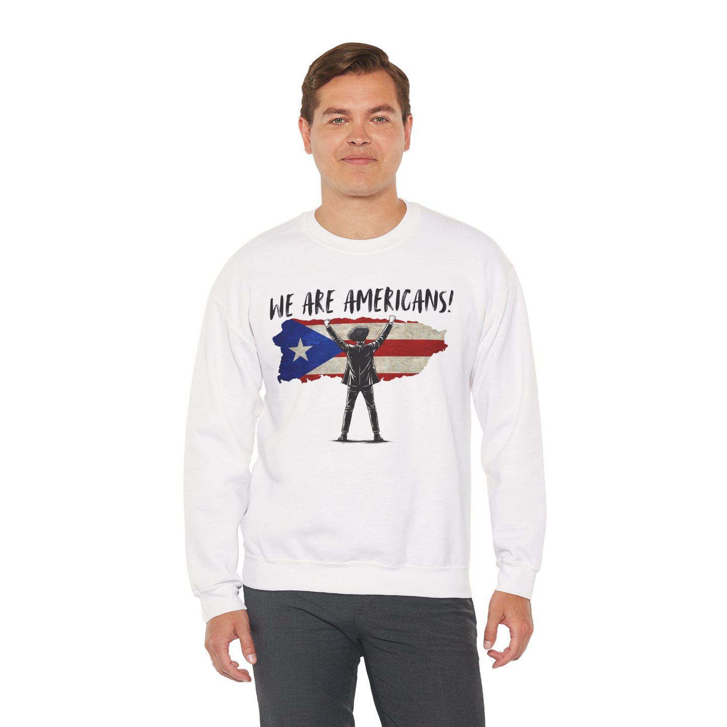 Benito We are Americans Sweatshirt, Benito Bowl, Football Fan Gift, Puerto Rico Boricua Heritage Culture Pride sweatshirt