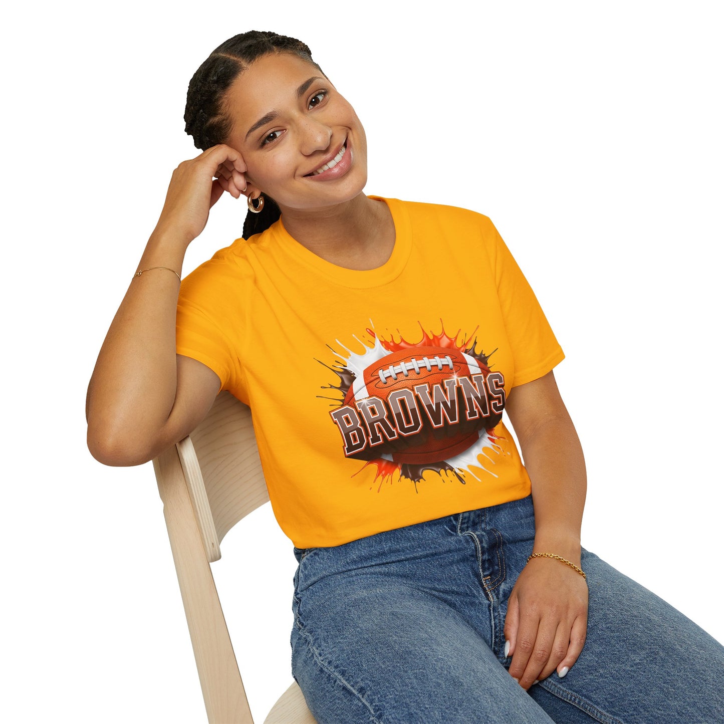 Cleveland Football Unisex T-Shirt, Cleveland Team Tee, Football Gift for Cleveland Fans, Game Day Shirt, Sports Fan Apparel, Football Tee