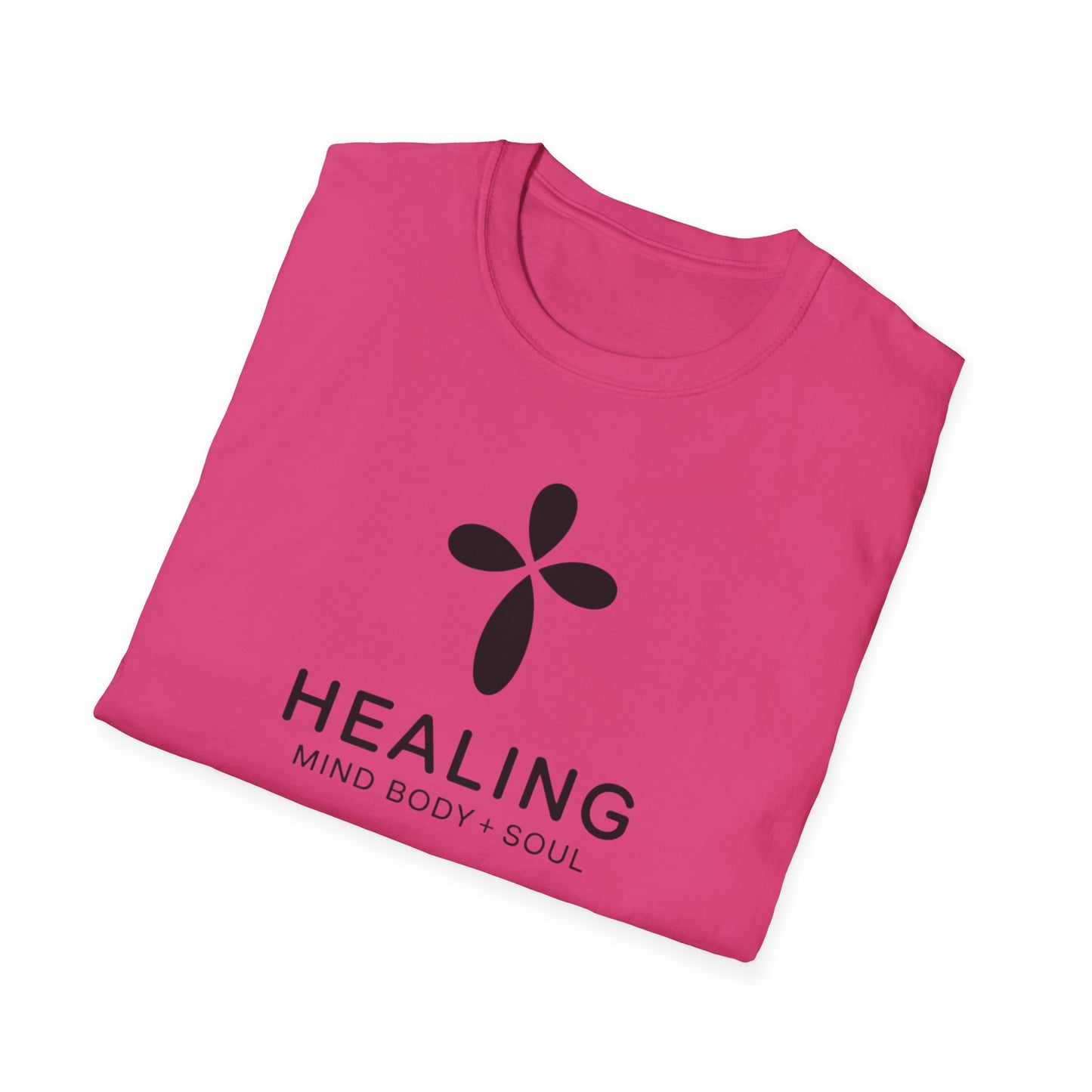 Healing Mind Body Soul T-Shirt – Minimalist Spiritual Wellness Tee, Inspirational Healing Shirt