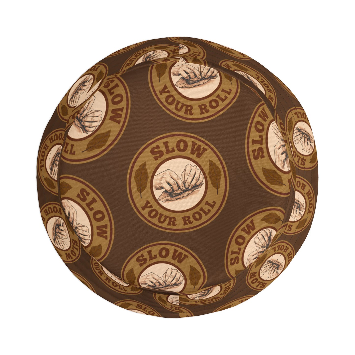 Slow Your Roll Cigar Bucket Hat, BBQ Pool Party Hat, Cigar lover Gift, Cigar Aficionado, Dad Gift, Bucket Hat, Cigar Smoker, Grandpa Gift