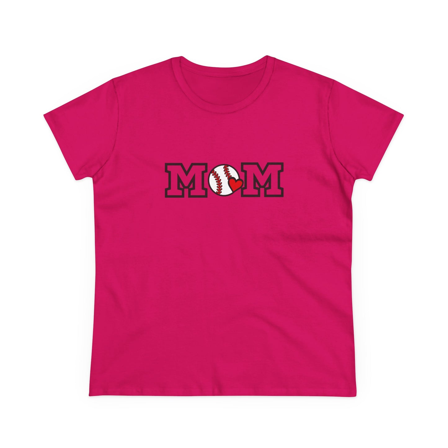 Baseball Mom Shirt, Sports Mom Gift, Cotton T-Shirt, Baseball Fan Apparel, Mother's Day Tee, Mom loves Baseball, Sports Mom