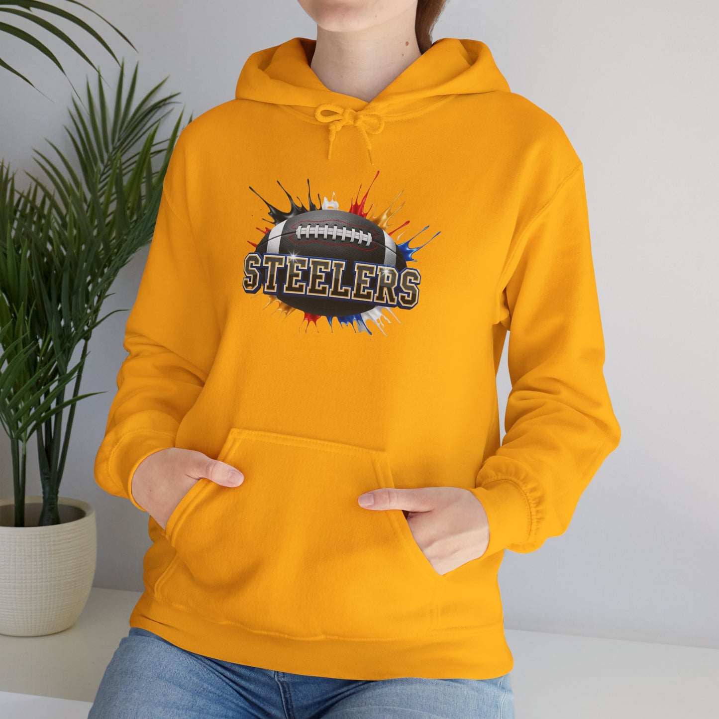 Pittsburgh Football Hoodie, Pittsburgh Team Hoodie, Football Gift for Pittsburgh Fans, Game Day Sports Fan Apparel, Football Fan Gift