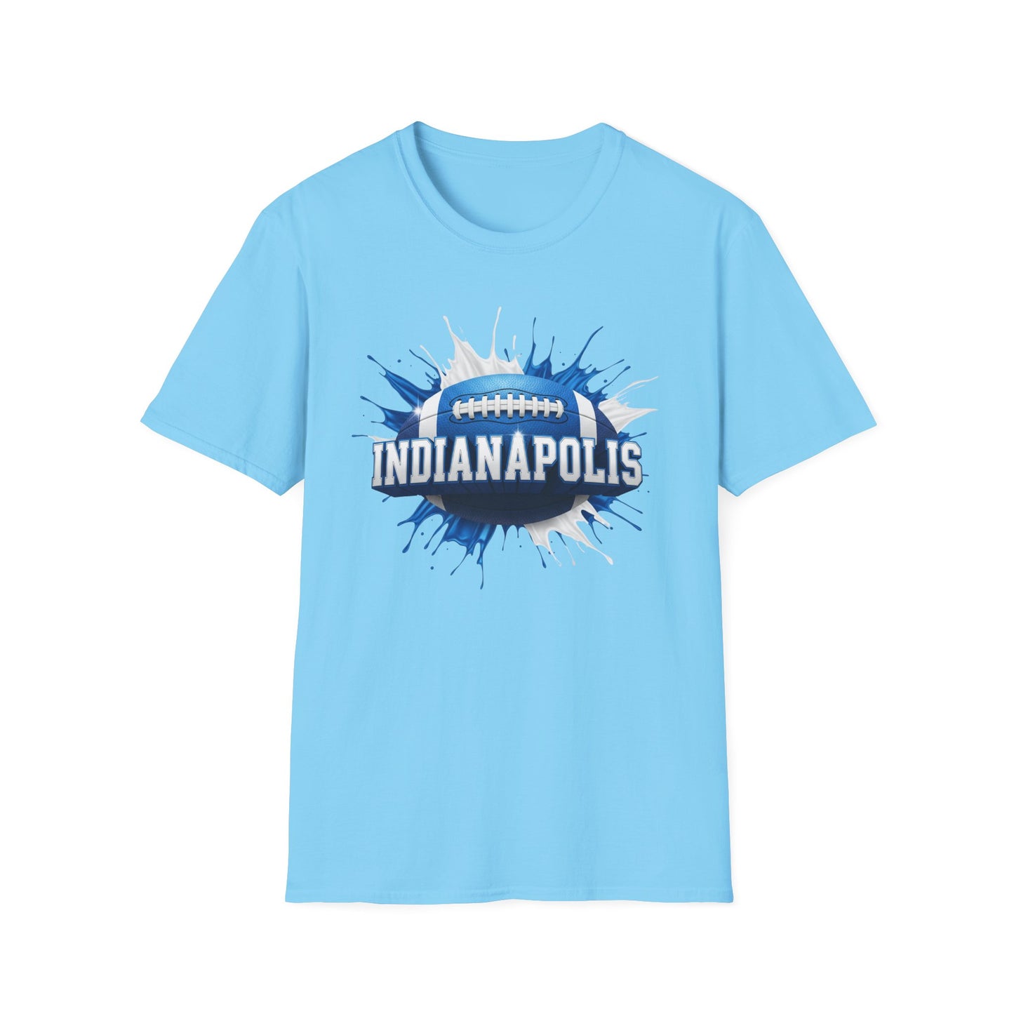 Indianapolis Football Unisex T-Shirt, Indianapolis Team Tee, Football Gift for Indianapolis Fans, Game Day Shirt, Sports Fan Apparel Tee