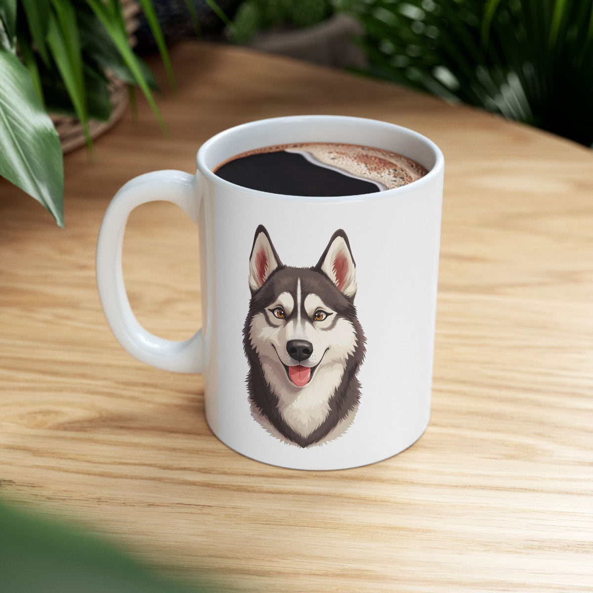 Siberian Husky Mug, Husky Dog Coffee Mug, Dog Lover Mug, Pet Parent Gift, Husky Mom Dad Cup 11oz or 15oz, Dog Lover Gift