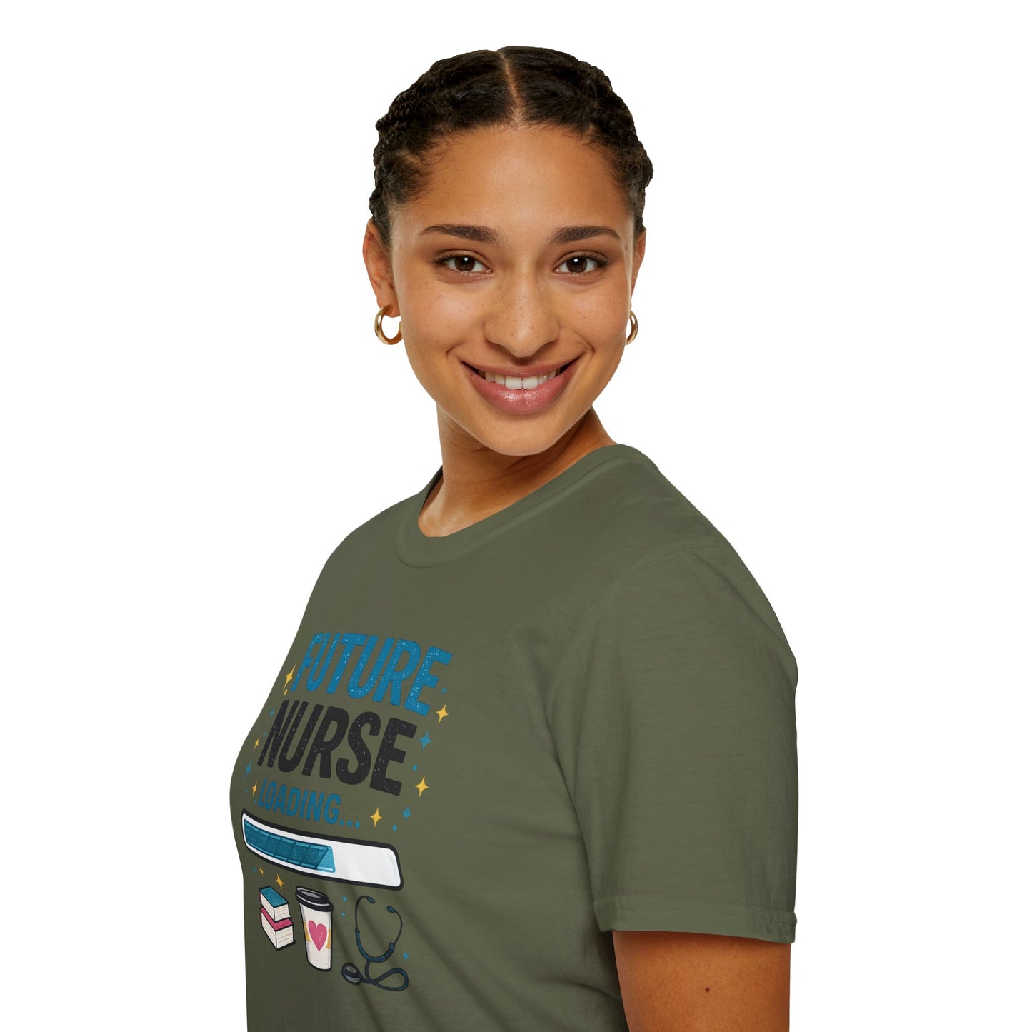 Future Nurse Loading Shirt – Funny Nursing Student T-Shirt, RN School Gift, Nursing School Graduation Tee, Nurse Student Gift Idea