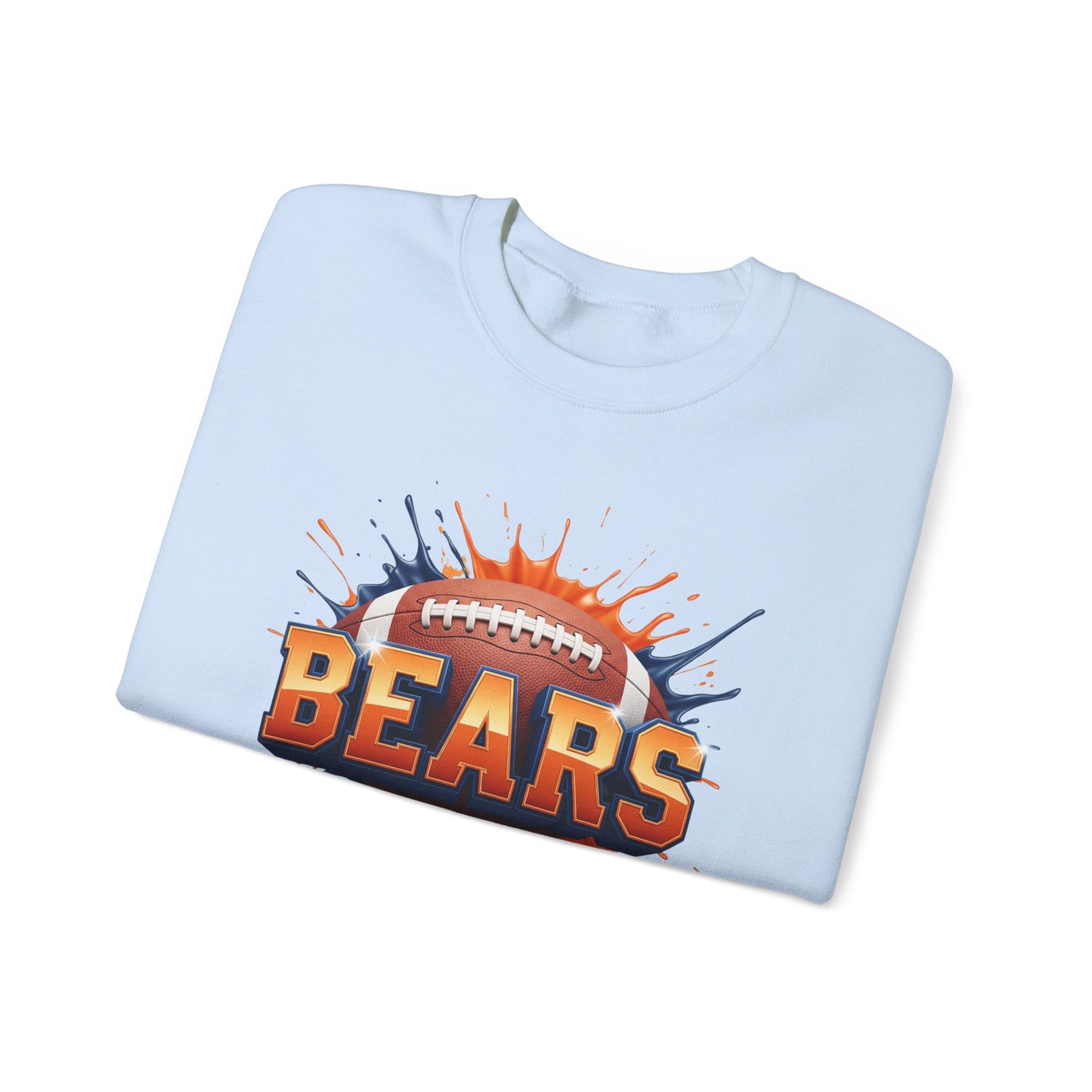 Chicago Football Sweatshirt, Chicago Team Sweatshirt, Football Gift for Chicago Fans, Game Day Sports Fan Football Apparel