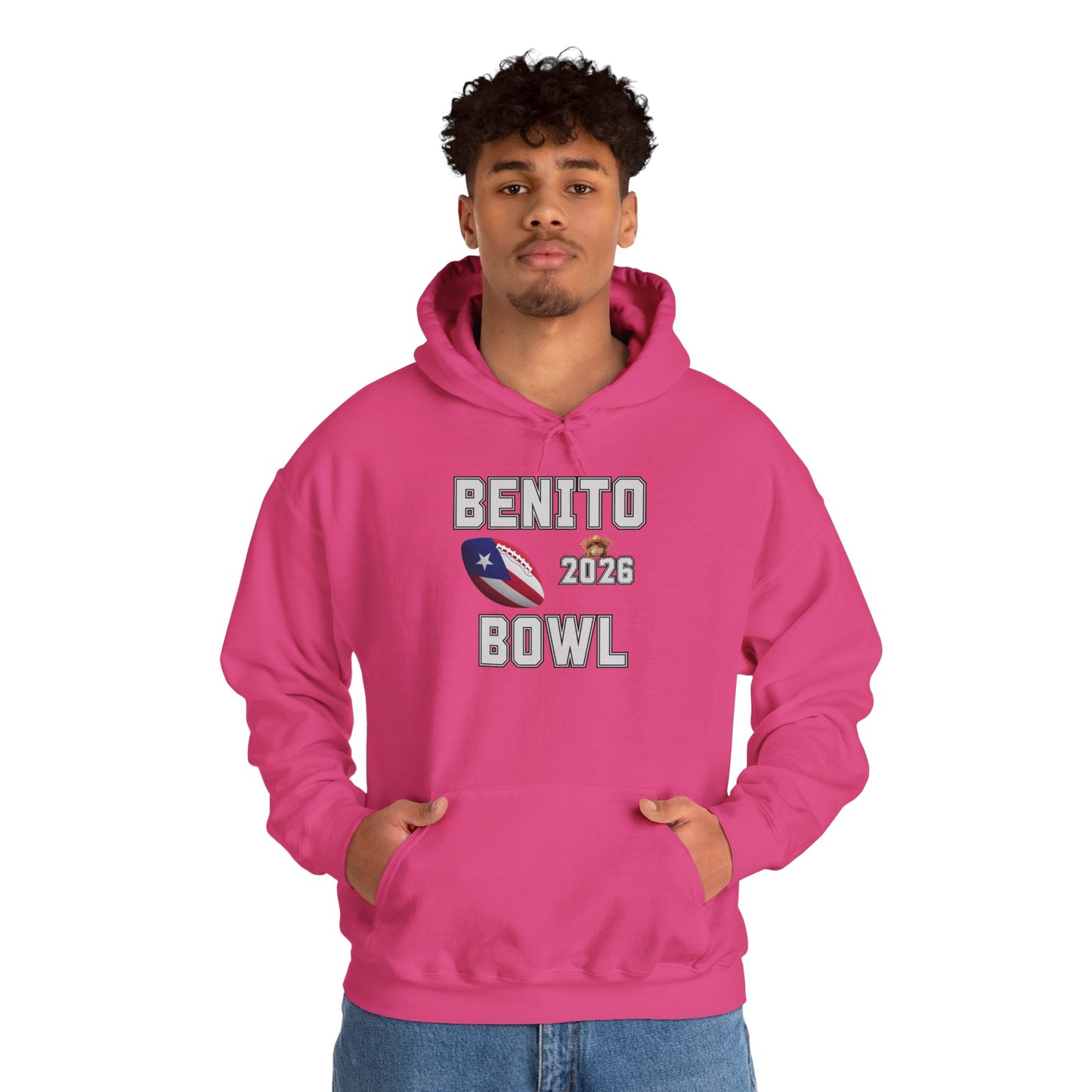 Benito Bowl Halftime Shirt 2026 Hoodie, Benito Bowl Hooded Sweatshirt, Football Fan Gift, Puerto Rico Heritage Hoodie, Boriqua Pride Gift