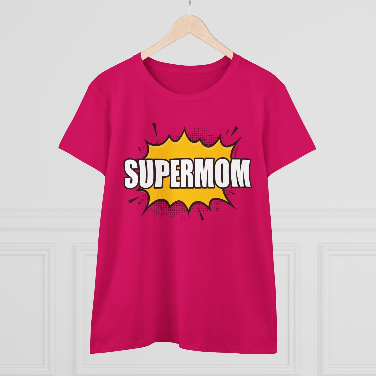Supermom T-Shirt, Gift for Mom, Cute Summer Top, Mother's Day Gift, Family Gatherings, Casual Wear, Mom's Birthday, Supermom