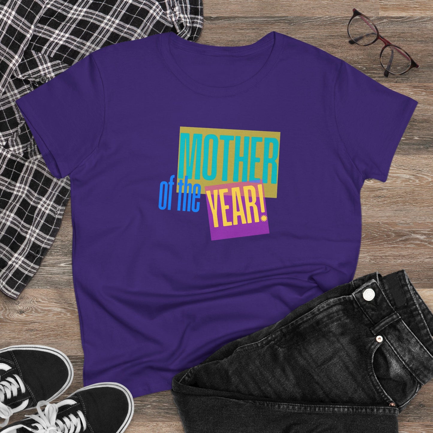 Mother of the Year! T-Shirt, Gift for Mom, Cute Summer Top, Mother's Day Gift, Family Gatherings, Casual Wear, Mom's Birthday