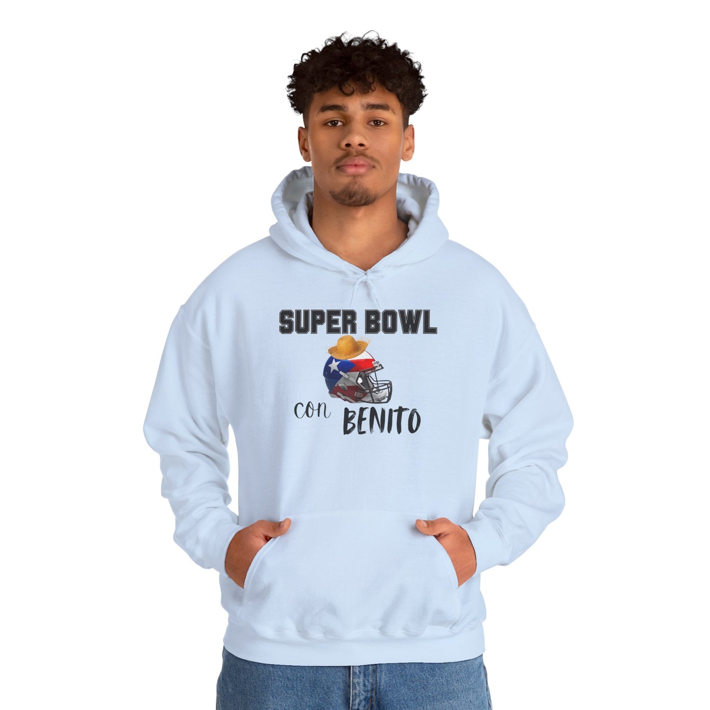 Benito Bowl Halftime Shirt 2026 Hoodie, Benito Bowl Hooded Sweatshirt, Football Fan Gift, Puerto Rico Heritage Hoodie, Boriqua Pride Gift