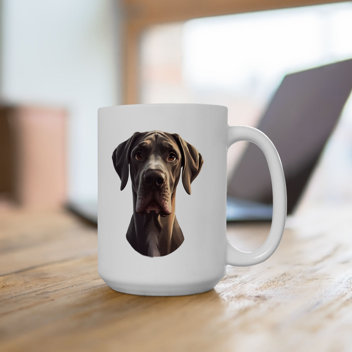 Great Dane Coffee Mug, Large Dog Mug, Dog Lover Mug, Pet Parent Gift, Great Dane Mom Dad Cup 11oz or 15oz, Dog Lover Gift