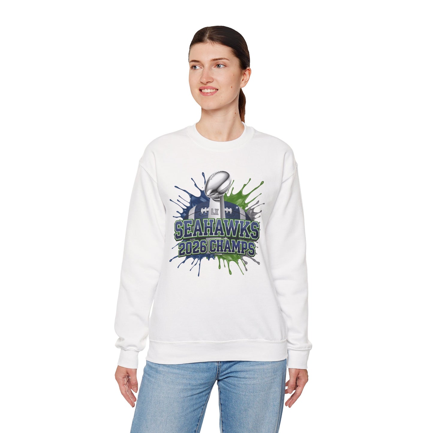 Seahawks 2026 Champions Sweatshirt, Seahawks Football  Fan, 2026 football Champs, Team Victory Sweatshirt