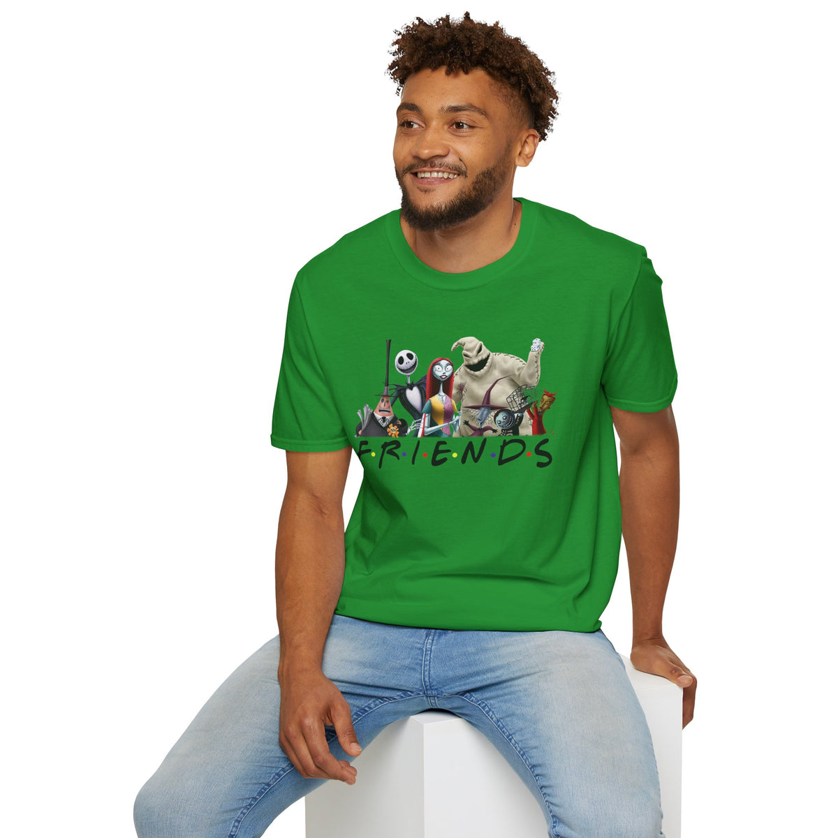 The Nightmare Before Christmas Skellington Family Friends T-Shirt, Scary Movie Tee, Halloween Shirt, Horror Movie Characters Gift