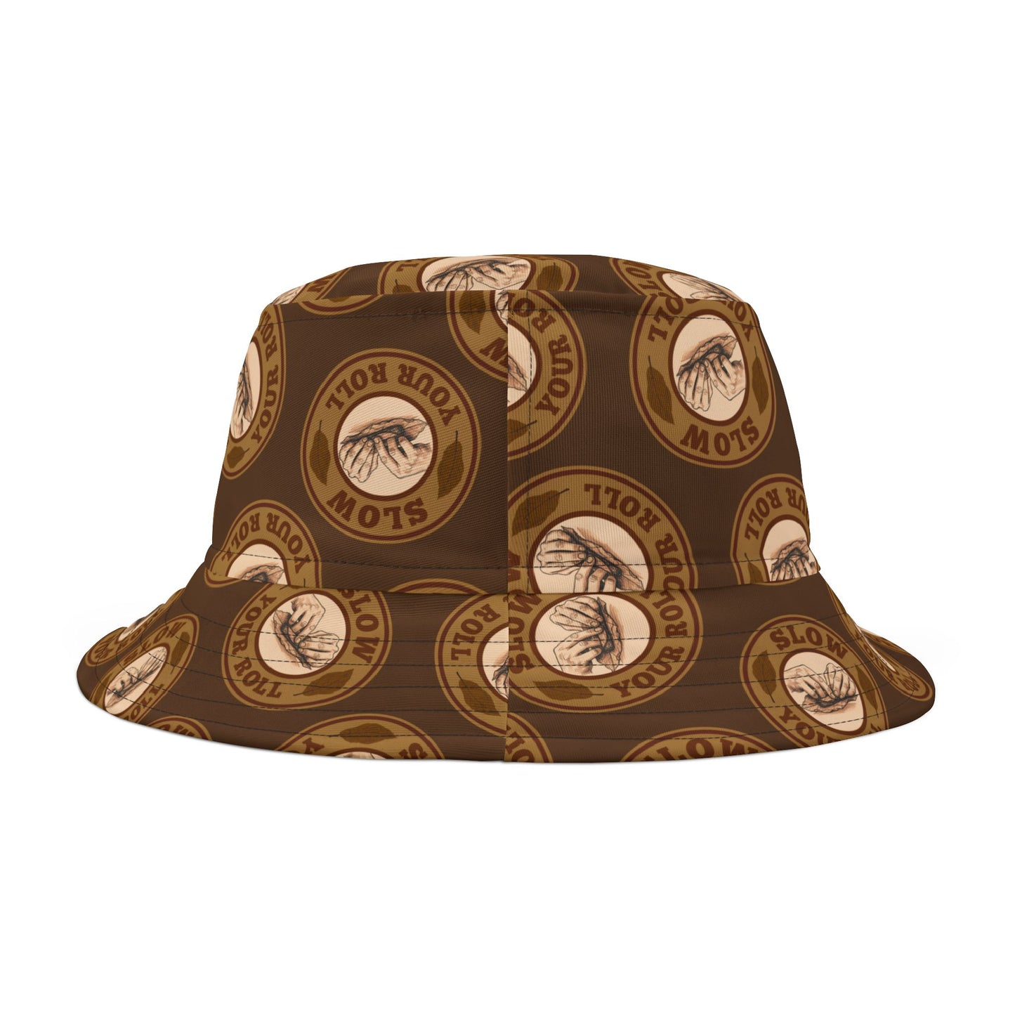 Slow Your Roll Cigar Bucket Hat, BBQ Pool Party Hat, Cigar lover Gift, Cigar Aficionado, Dad Gift, Bucket Hat, Cigar Smoker, Grandpa Gift