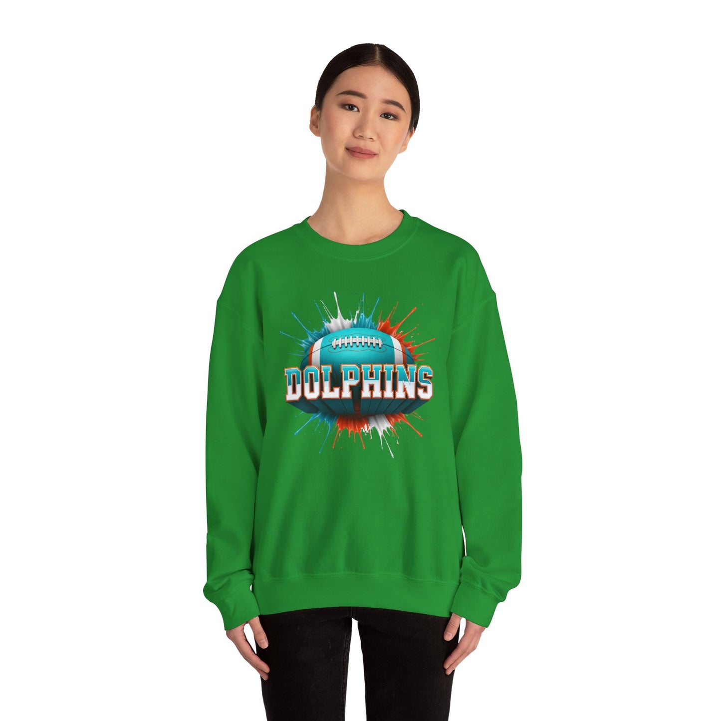 Miami Football Sweatshirt, Miami Team Sweatshirt, Football Gift for Miami Fans, Game Day Sports Fan Football Apparel