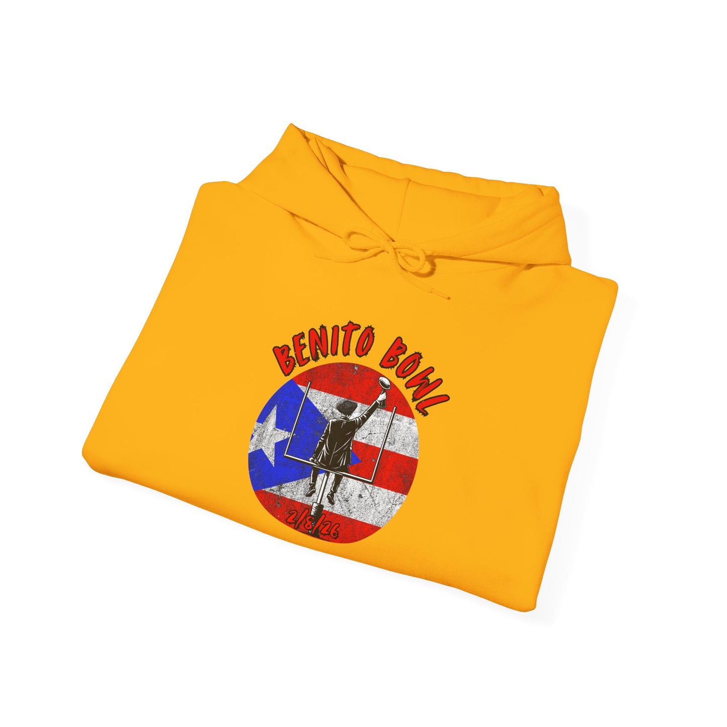 Benito Bowl 2/8/26 Puerto Rico Heritage Hoodie, Boricua Pride Football Fan gift