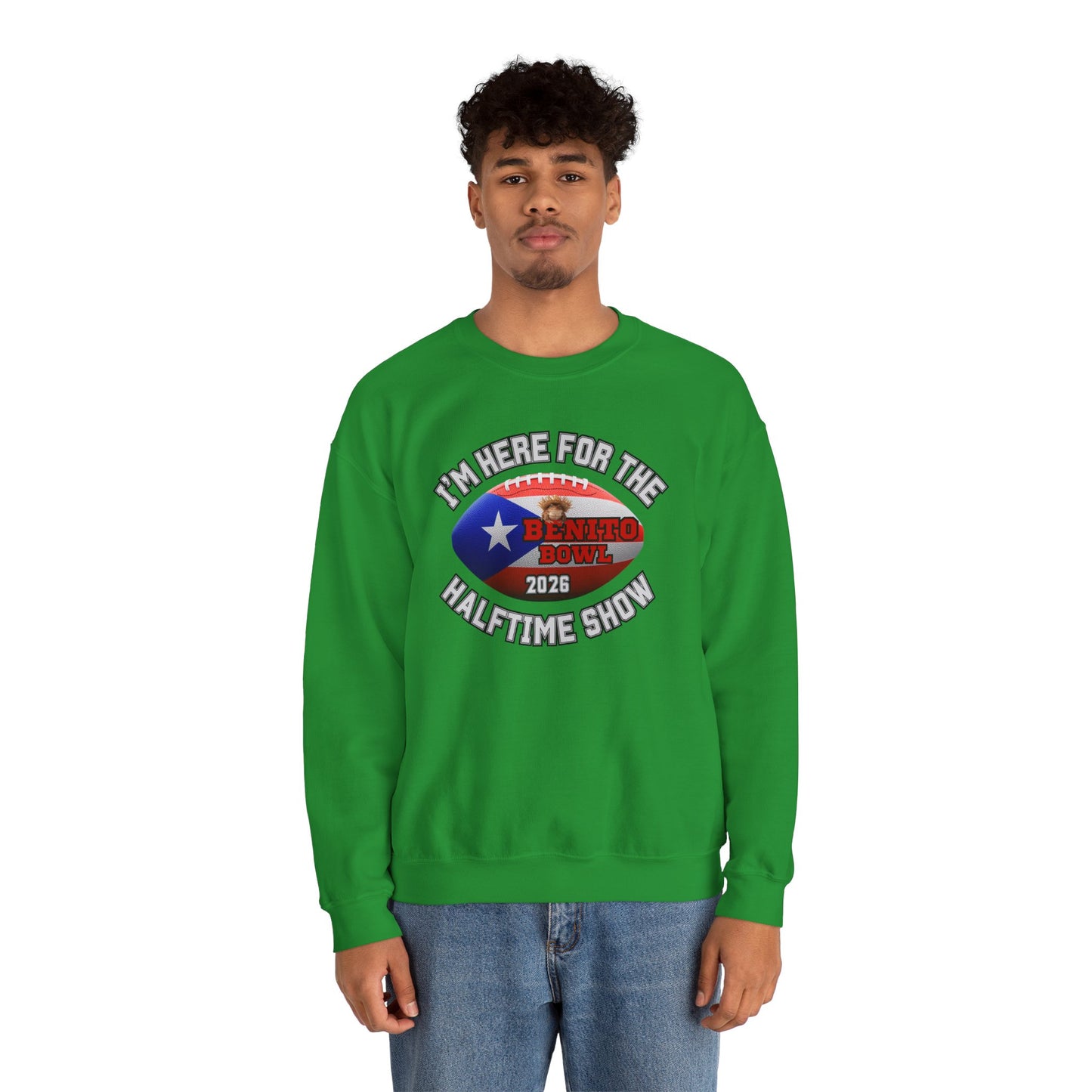 Benito Bowl Halftime 2026 Sweatshirt, Benito Bowl Shirt, Football Fan Gift, Puerto Rico Heritage Sweatshirt, Boriqua Pride Gift