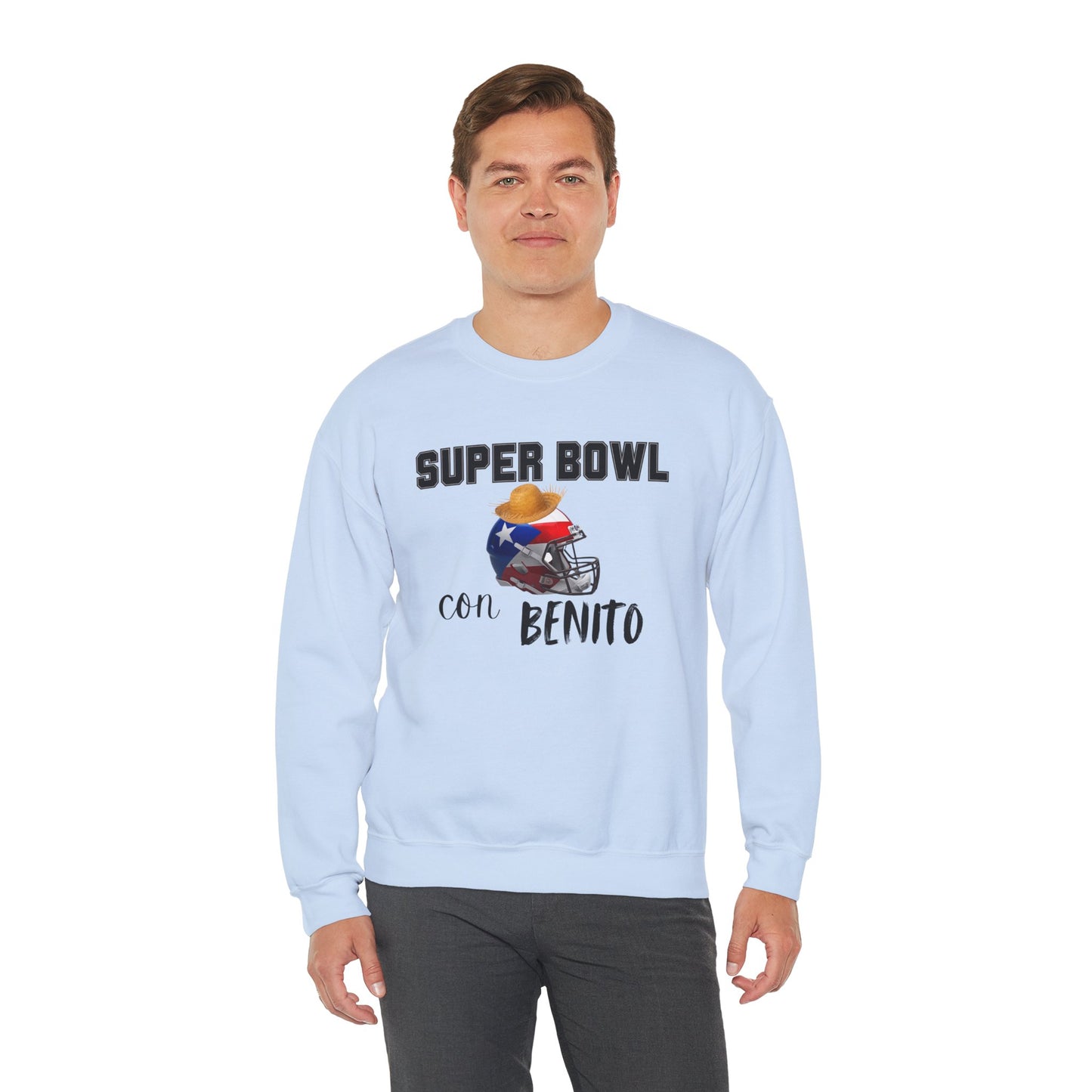 Benito Bowl Halftime 2026 Sweatshirt, Benito Bowl Shirt, Football Fan Gift, Puerto Rico Heritage Sweatshirt, Boriqua Pride Gift