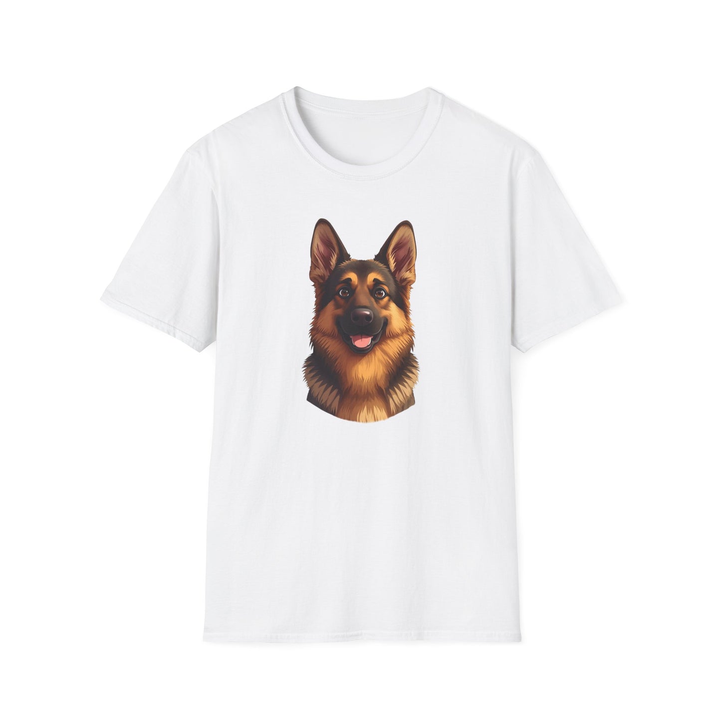 German Shepherd Dog Portrait Shirt – German Shepherd Dog Lover Gift, Cute Dog Mom Tee, Dog Dad Shirt, Pet Breed Apparel