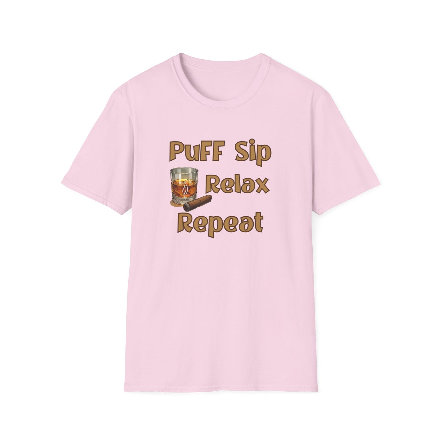 Puff Sip Relax Repeat Cigar T-Shirt, BBQ Pool Party Shirt, Fathers Day Gift, Relaxation Leisure, Cigar lover, Cigar Aficionado, Dad Gift