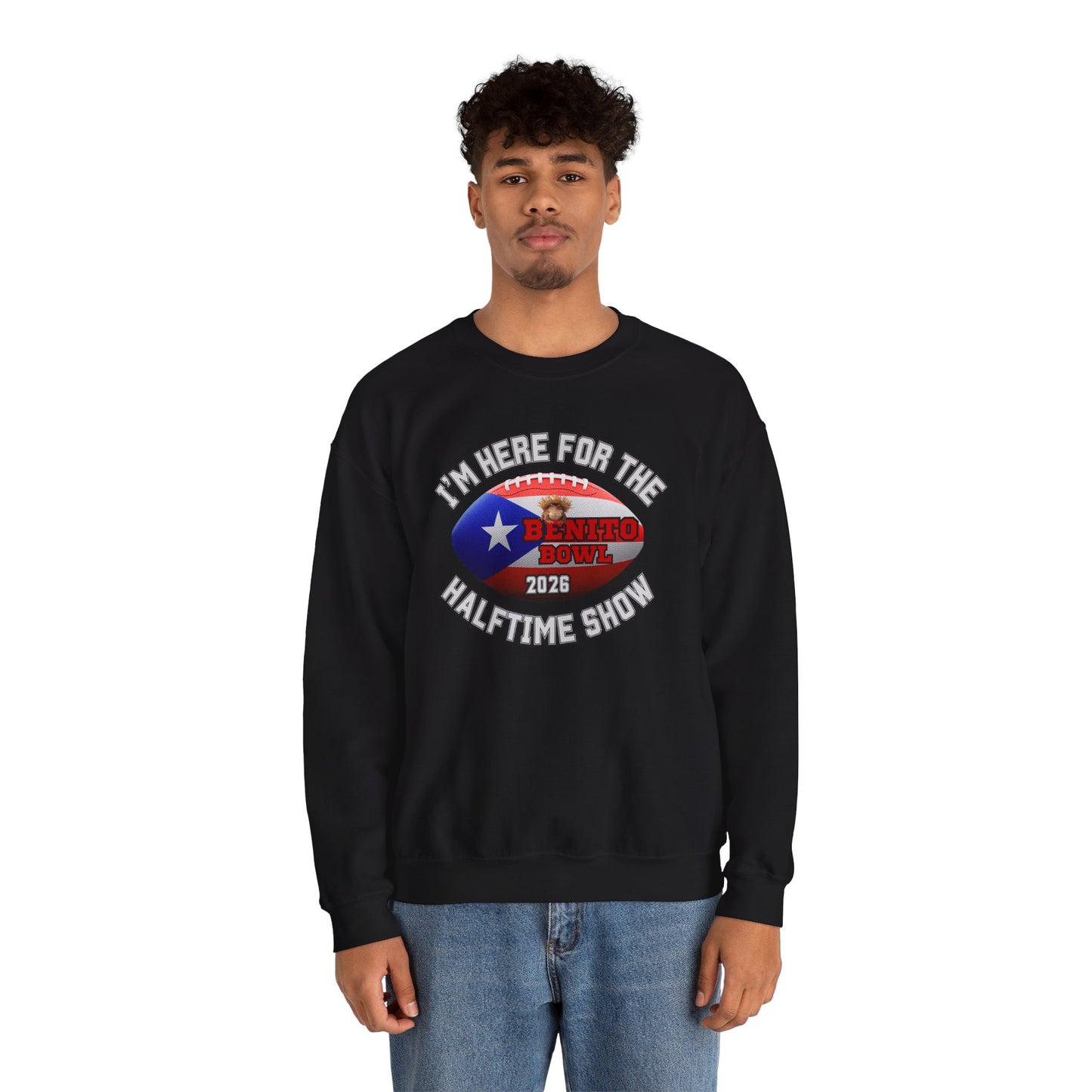 Benito Bowl Halftime 2026 Sweatshirt, Benito Bowl Shirt, Football Fan Gift, Puerto Rico Heritage Sweatshirt, Boriqua Pride Gift